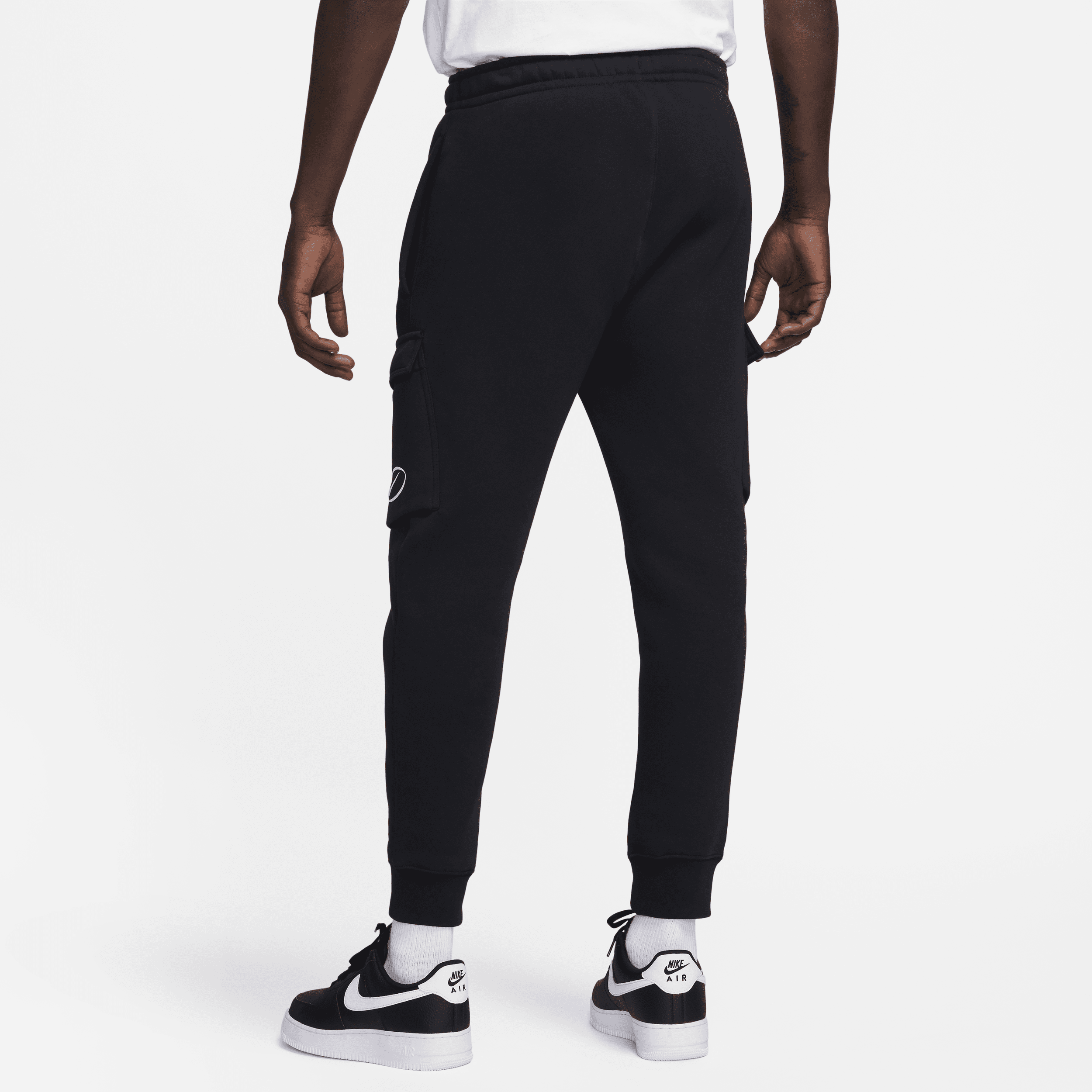 Nike Sportswear Cargobroek van fleece voor heren Zwart