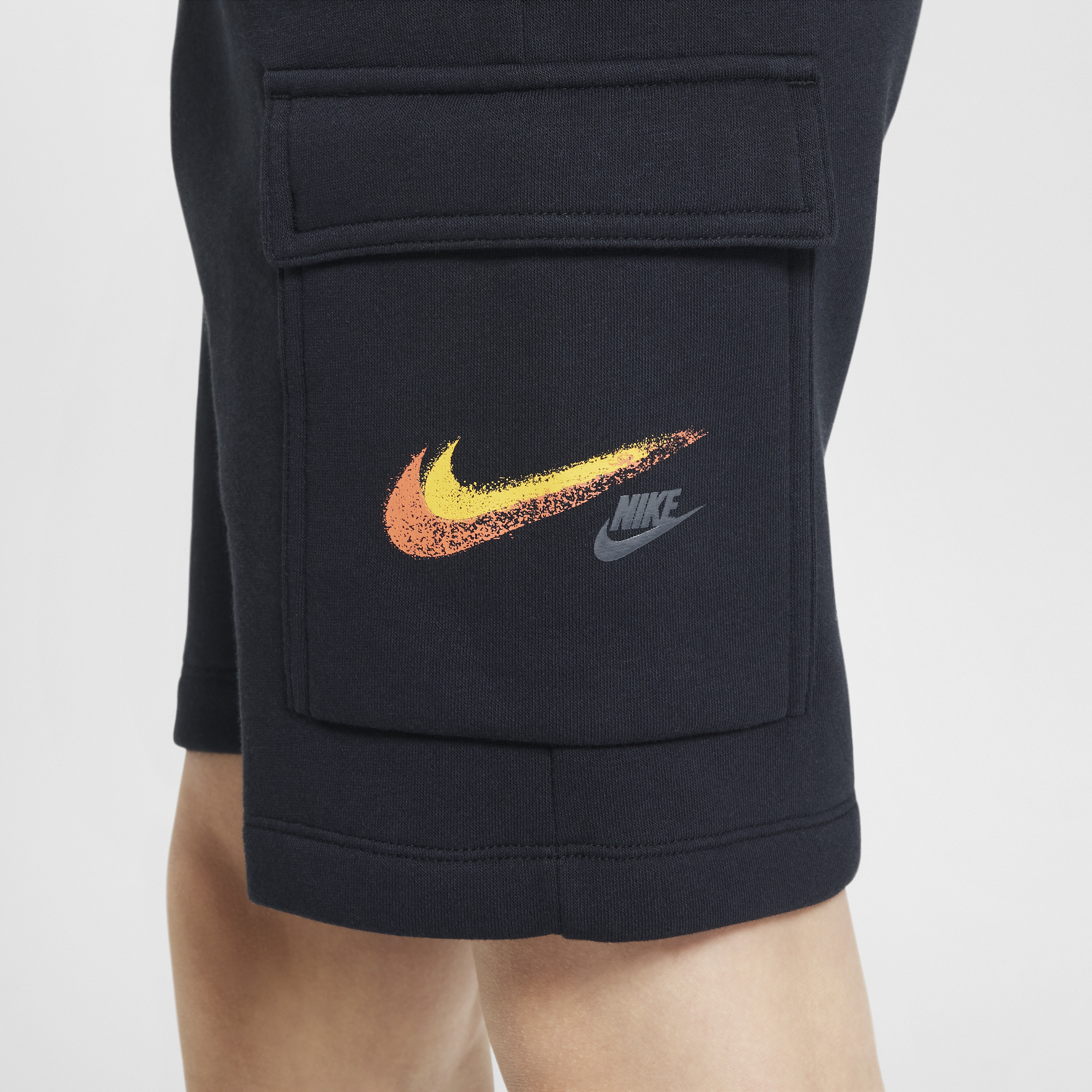 Nike Sportswear Standard Issue fleeceshorts voor jongens Zwart
