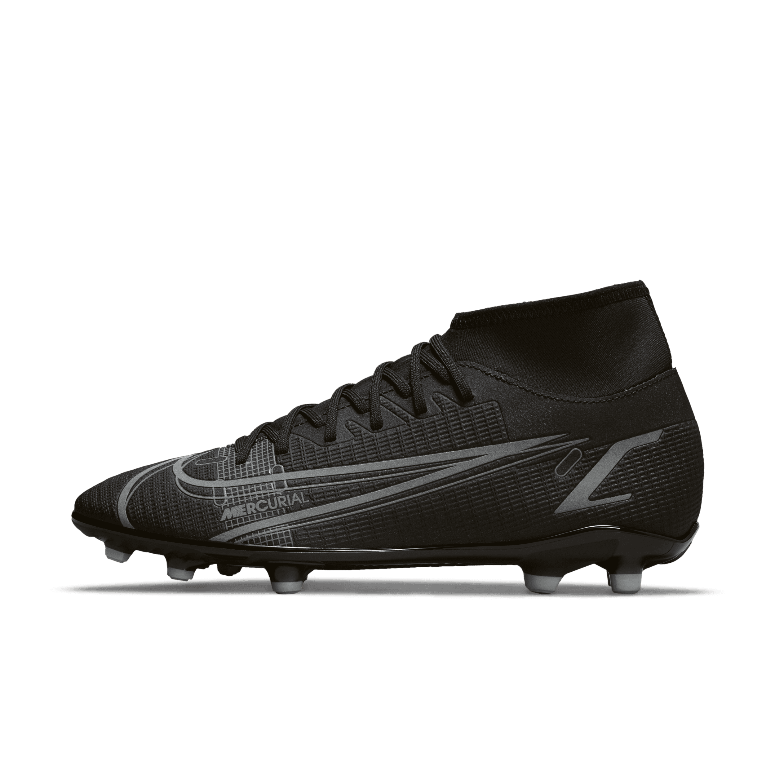 Nike Mercurial Superfly 8 Club MG-fodboldstøvle til flere typer underlag - sort