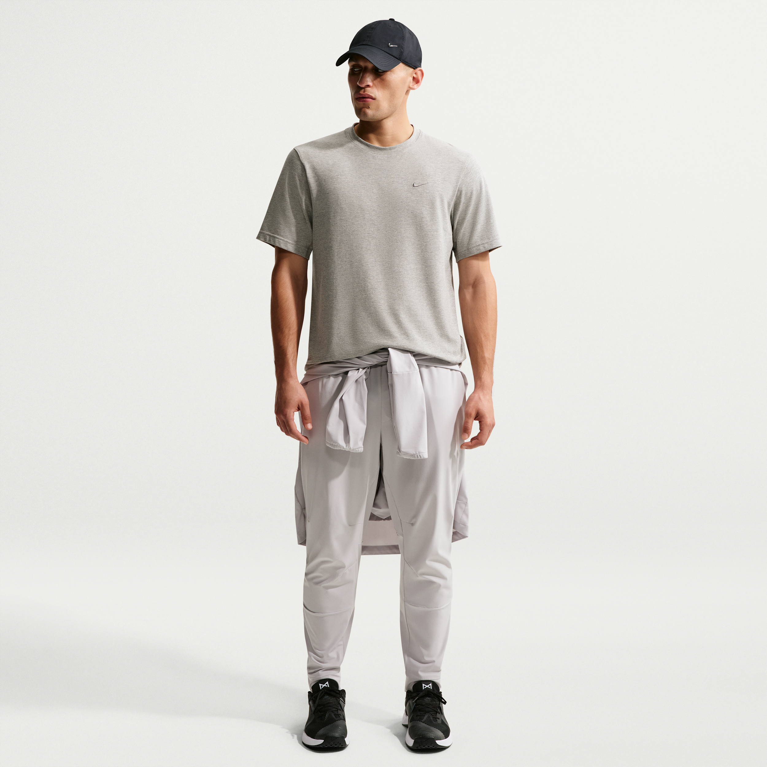 Nike Unlimited Mens Dri-FIT Zip Cuff Versatile Trousers - Grey - Polyester/Elastane