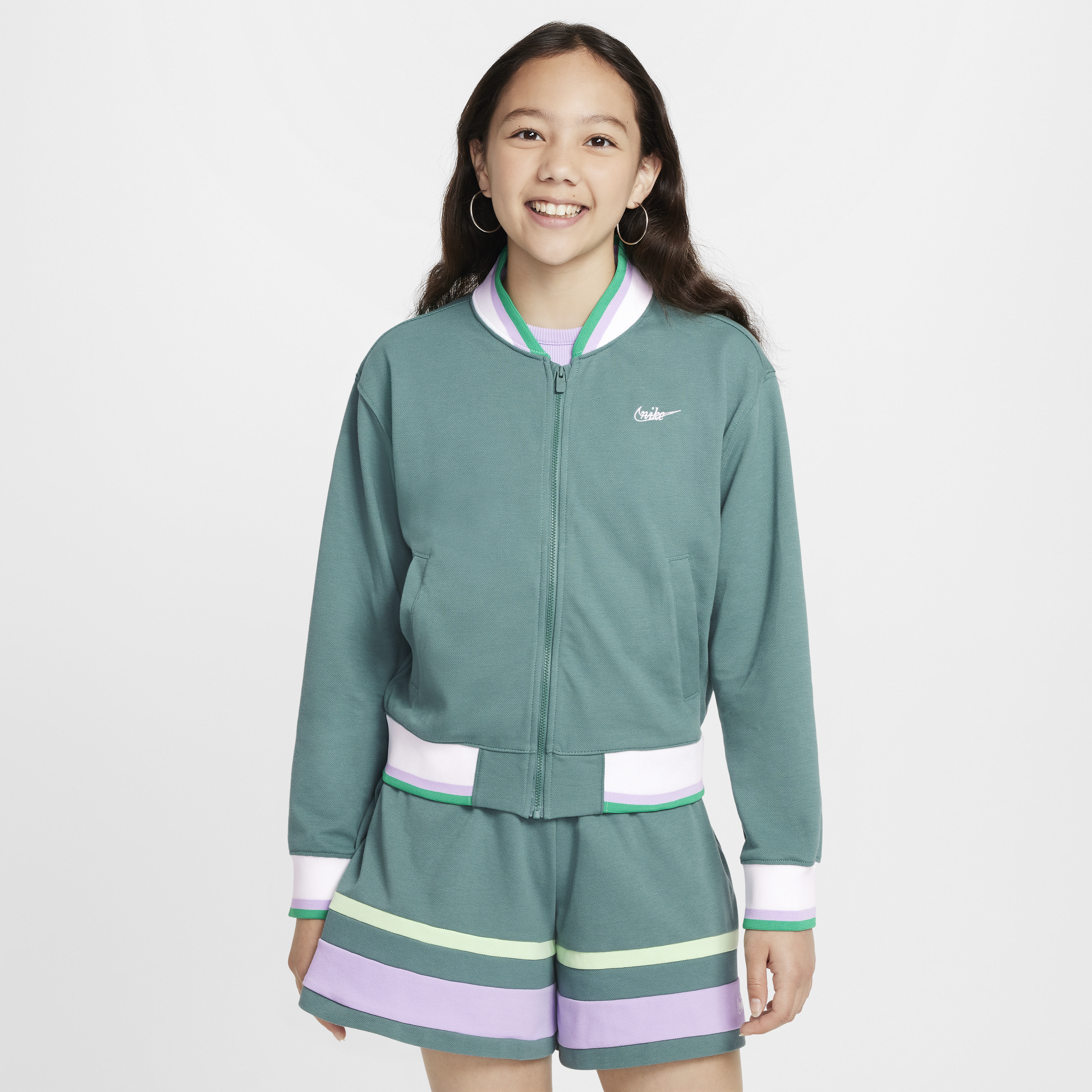 Nike Sportswear meisjesjack Groen