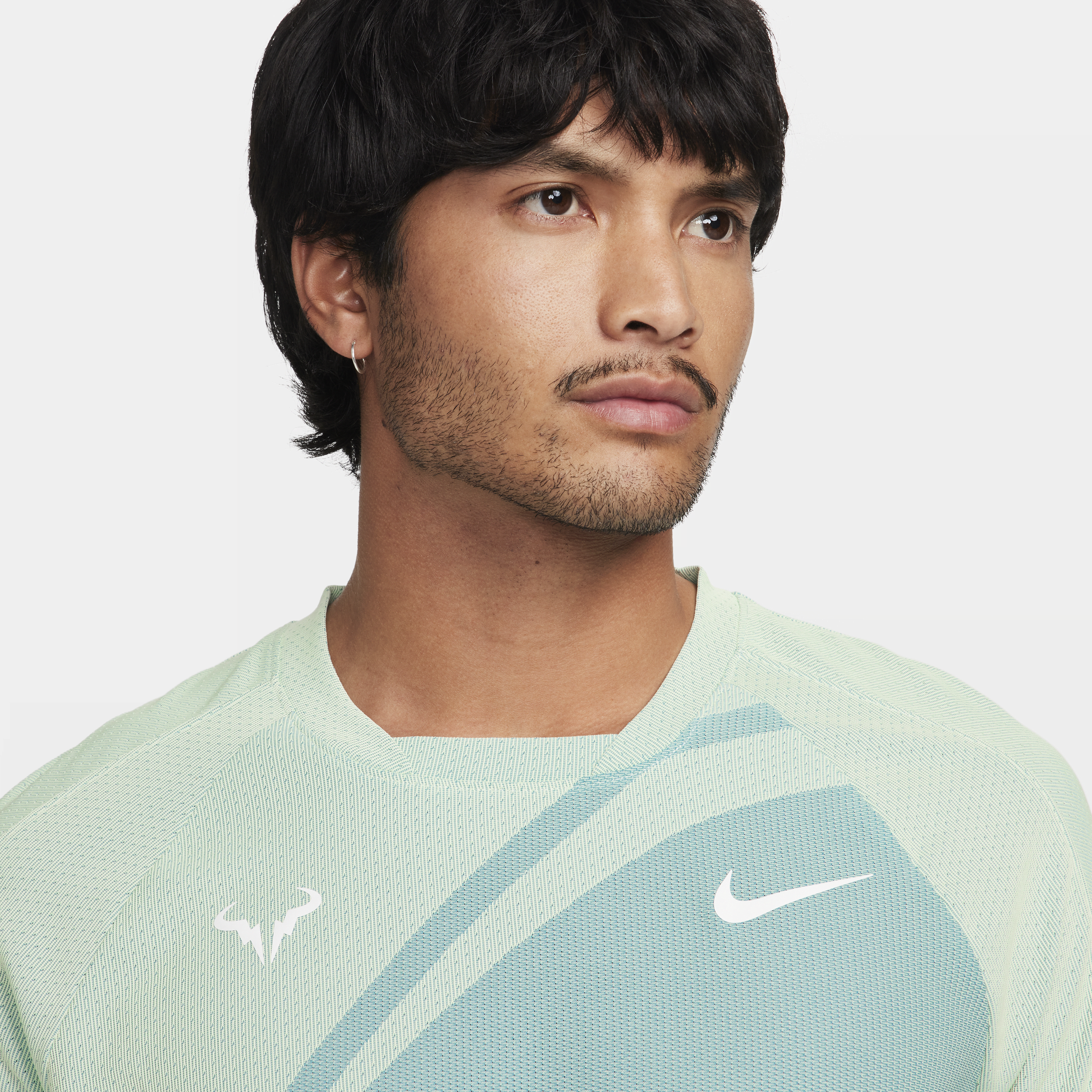 Nike Rafa Dri-FIT ADV tennistop met korte mouwen voor heren Blauw