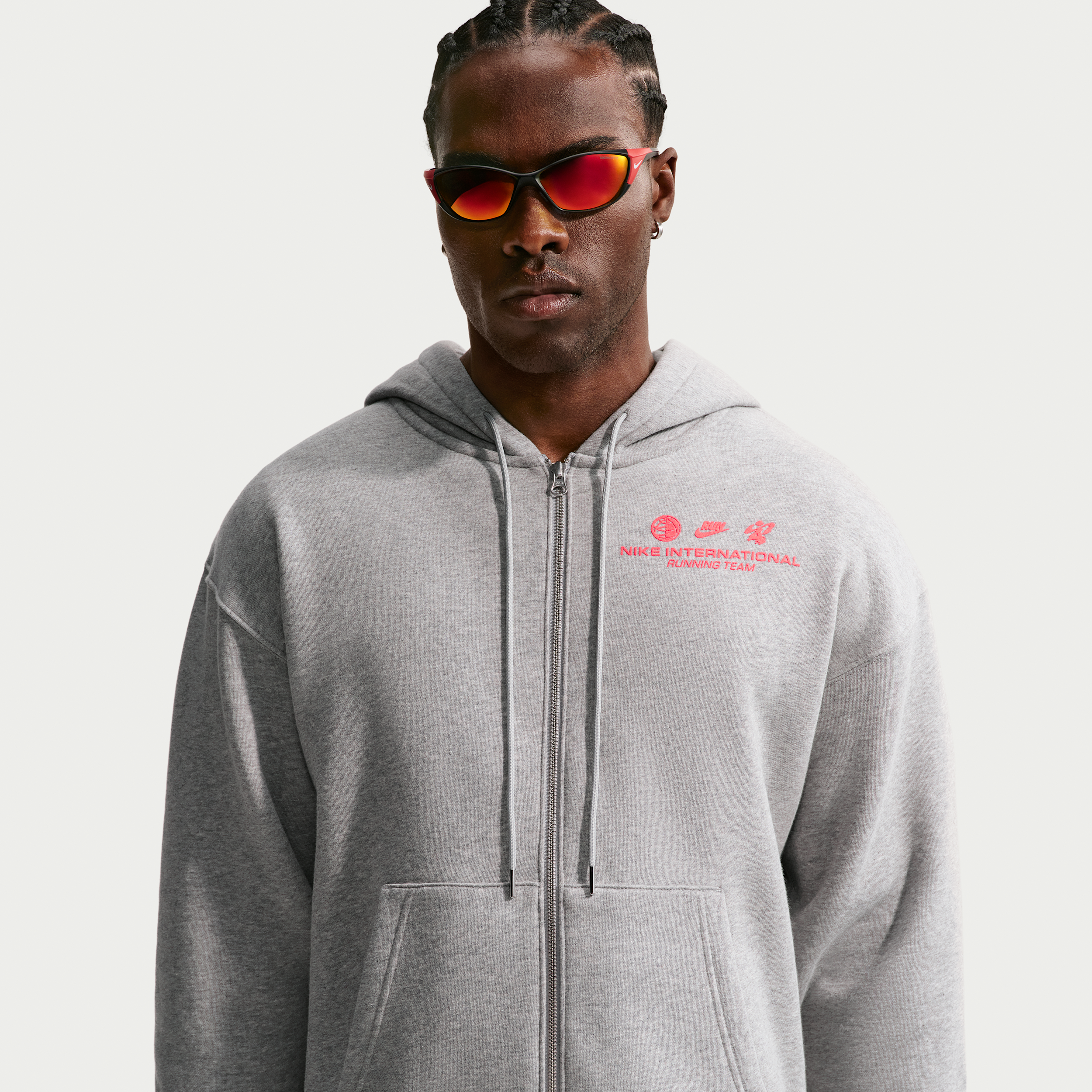 Nike Sweat A Capuche De Running A Zip En Tissu Fleece Nike Pour