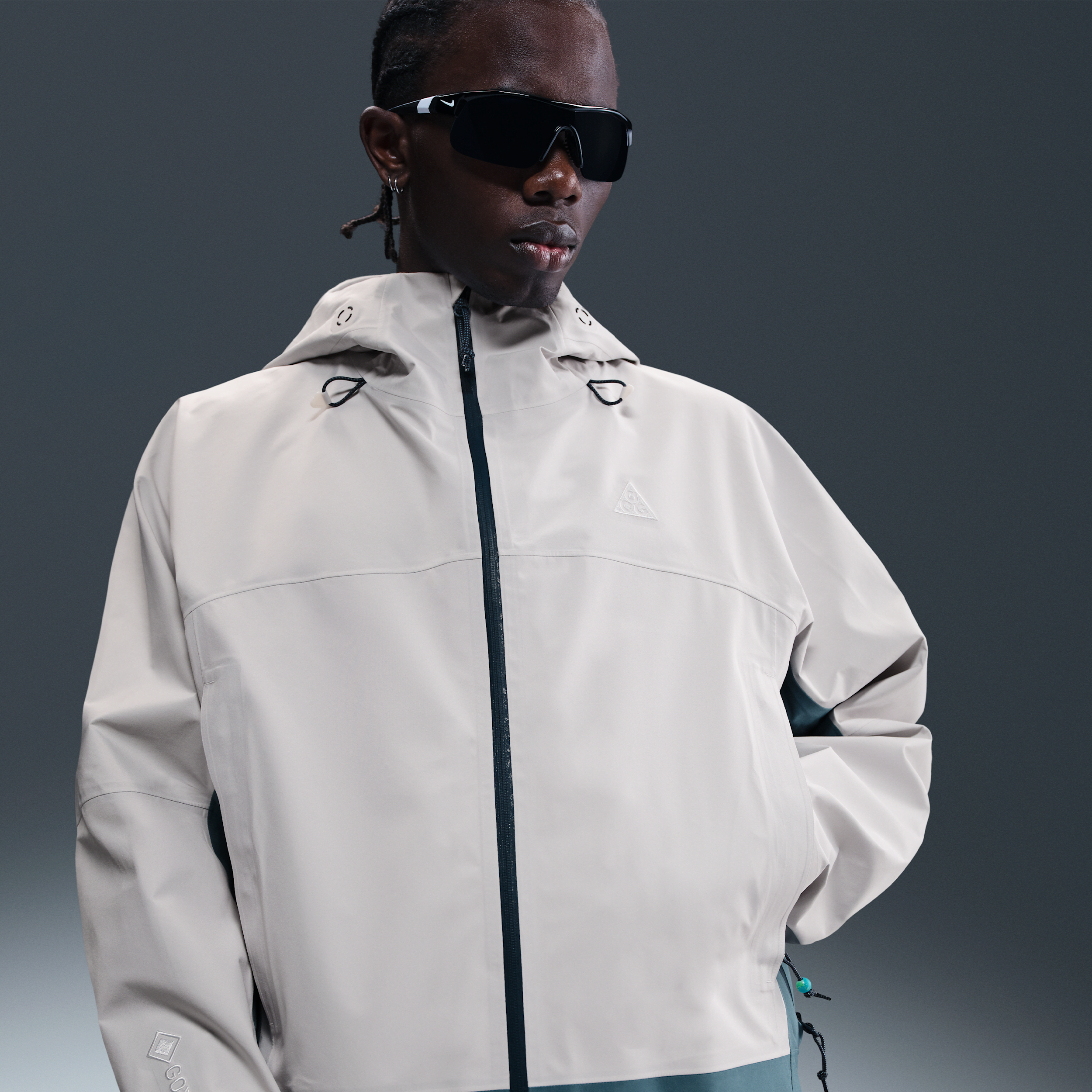 Thumbnail - Nike ACG "Misery Ridge" Storm-FIT ADV-GORE-TEX-Jacke - Grau