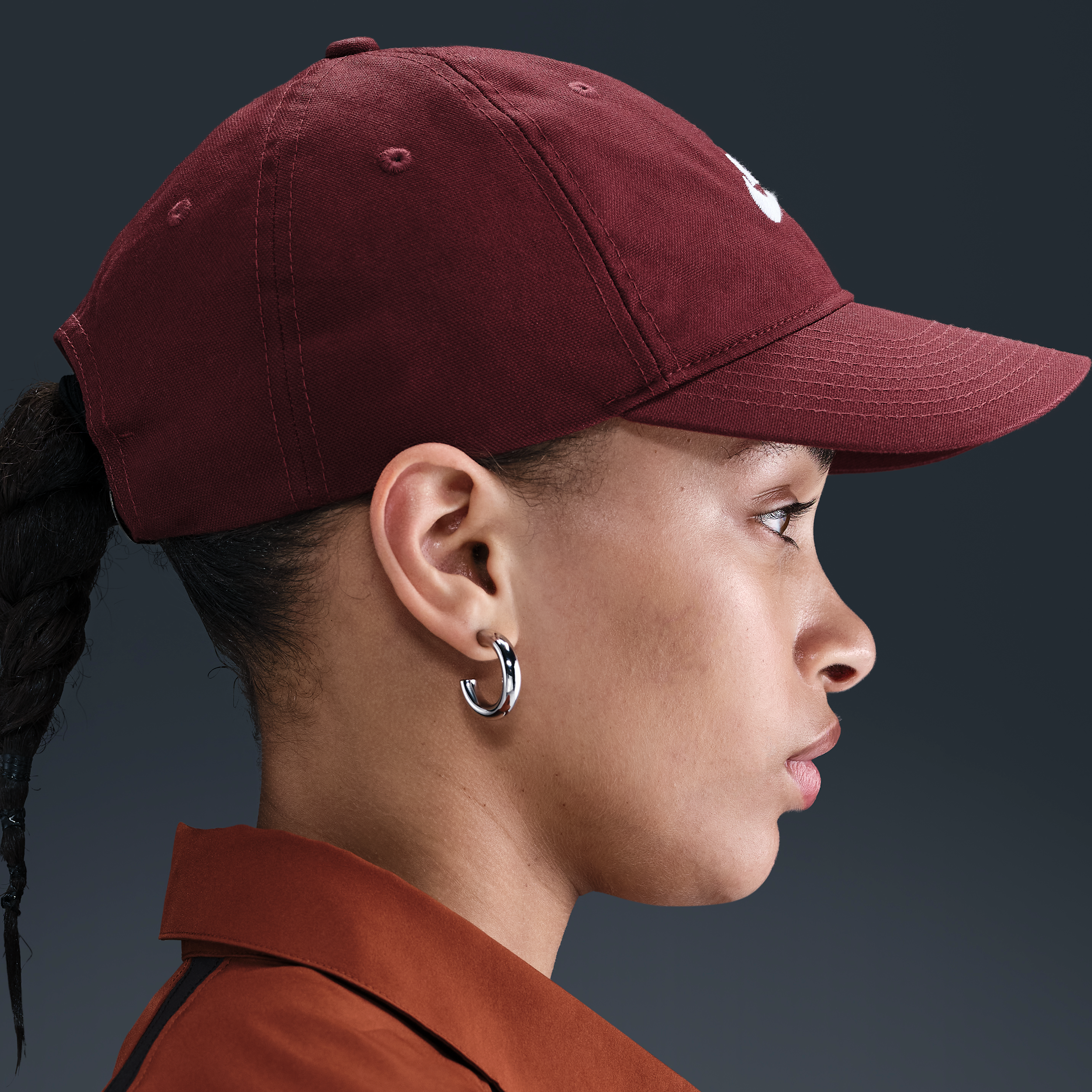 Thumbnail - Nike SB Club unstrukturierte Skateboard-Cap - Rot
