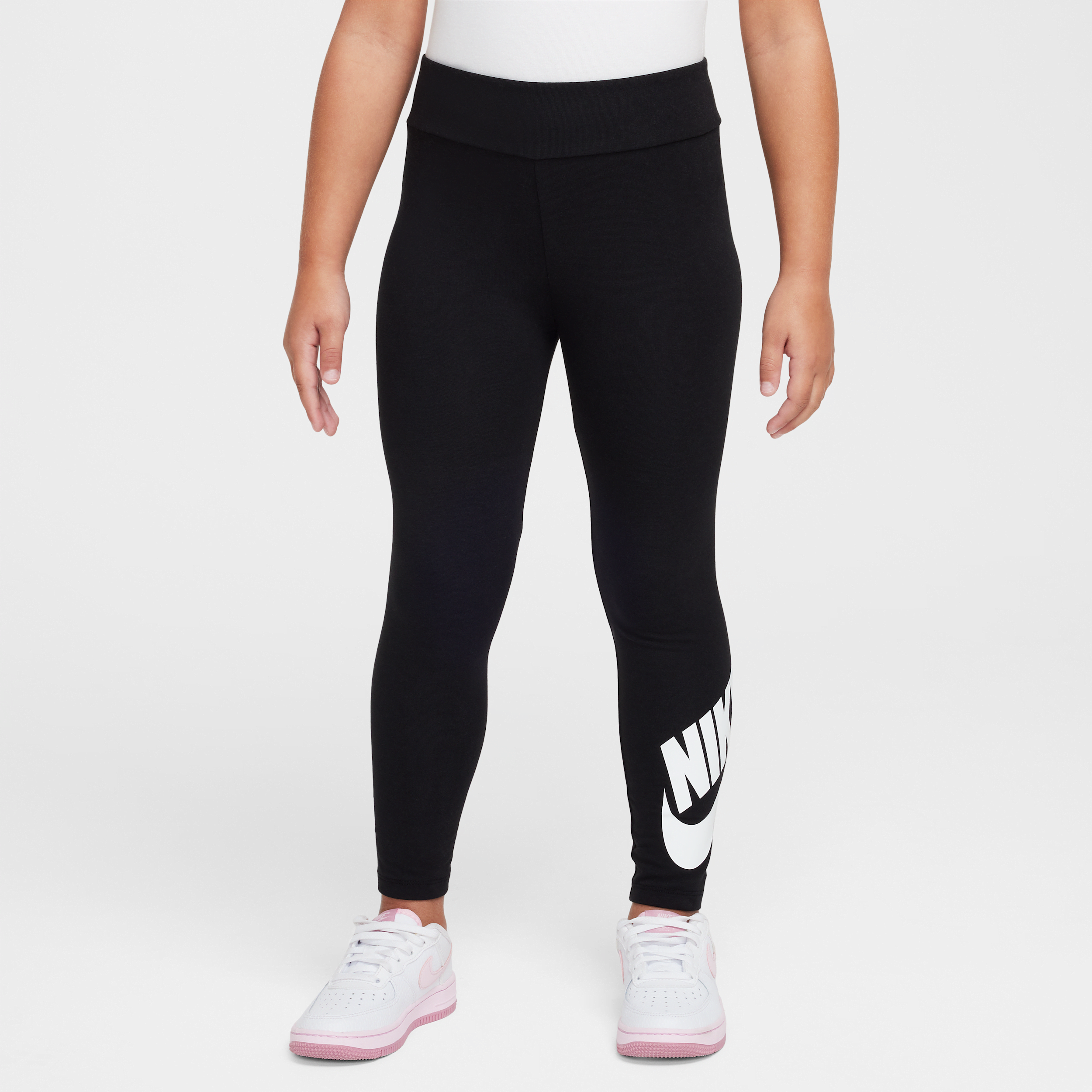 Legging taille haute Nike Sportswear Club pour enfant - Noir