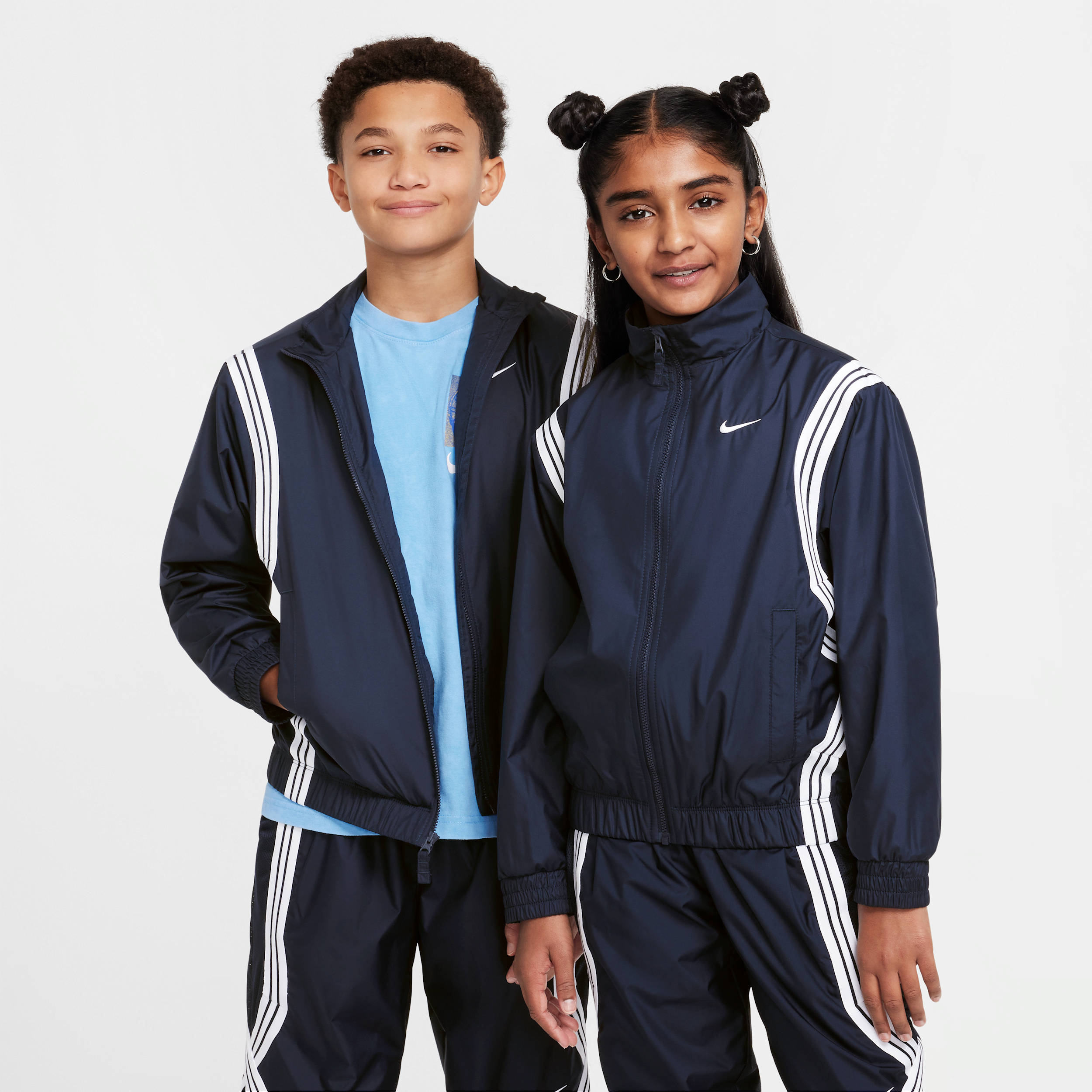 Veste de basket déperlante Nike Crossover pour ado - Bleu