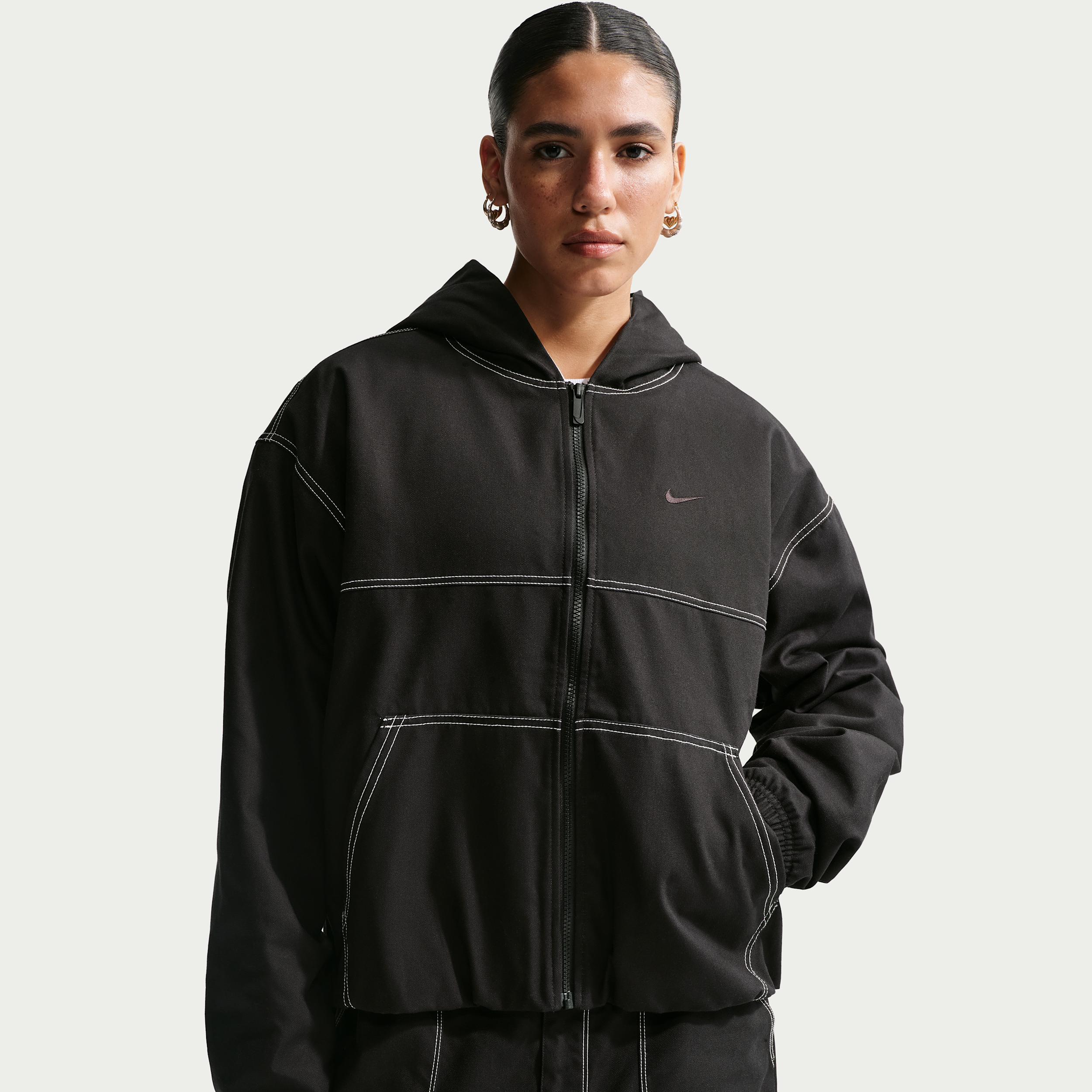 Giacca workwear oversize Nike – Donna - Nero