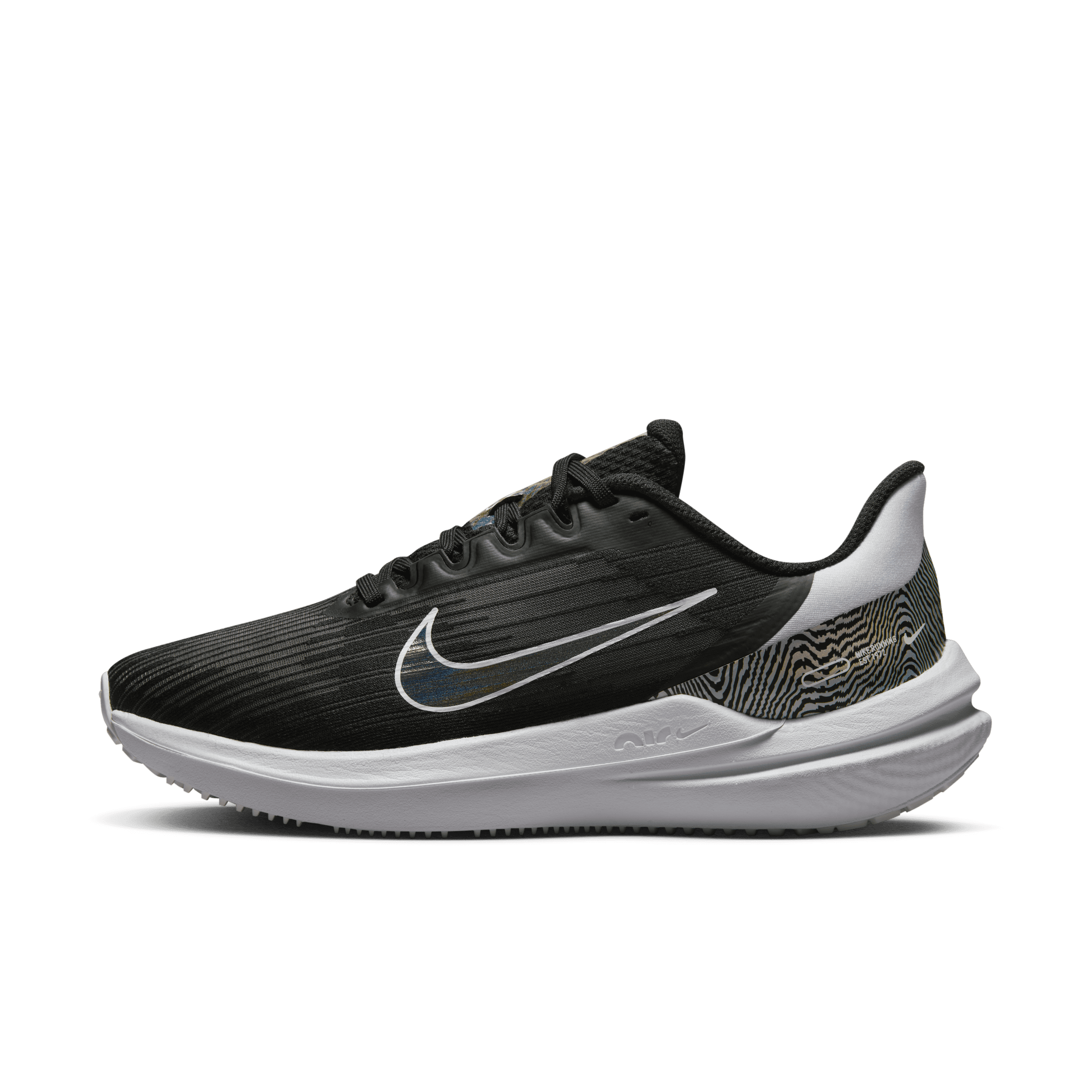 Nike Winflo 9 Premium Hardloopschoenen voor dames (straat) - Zwart - DR9831-001