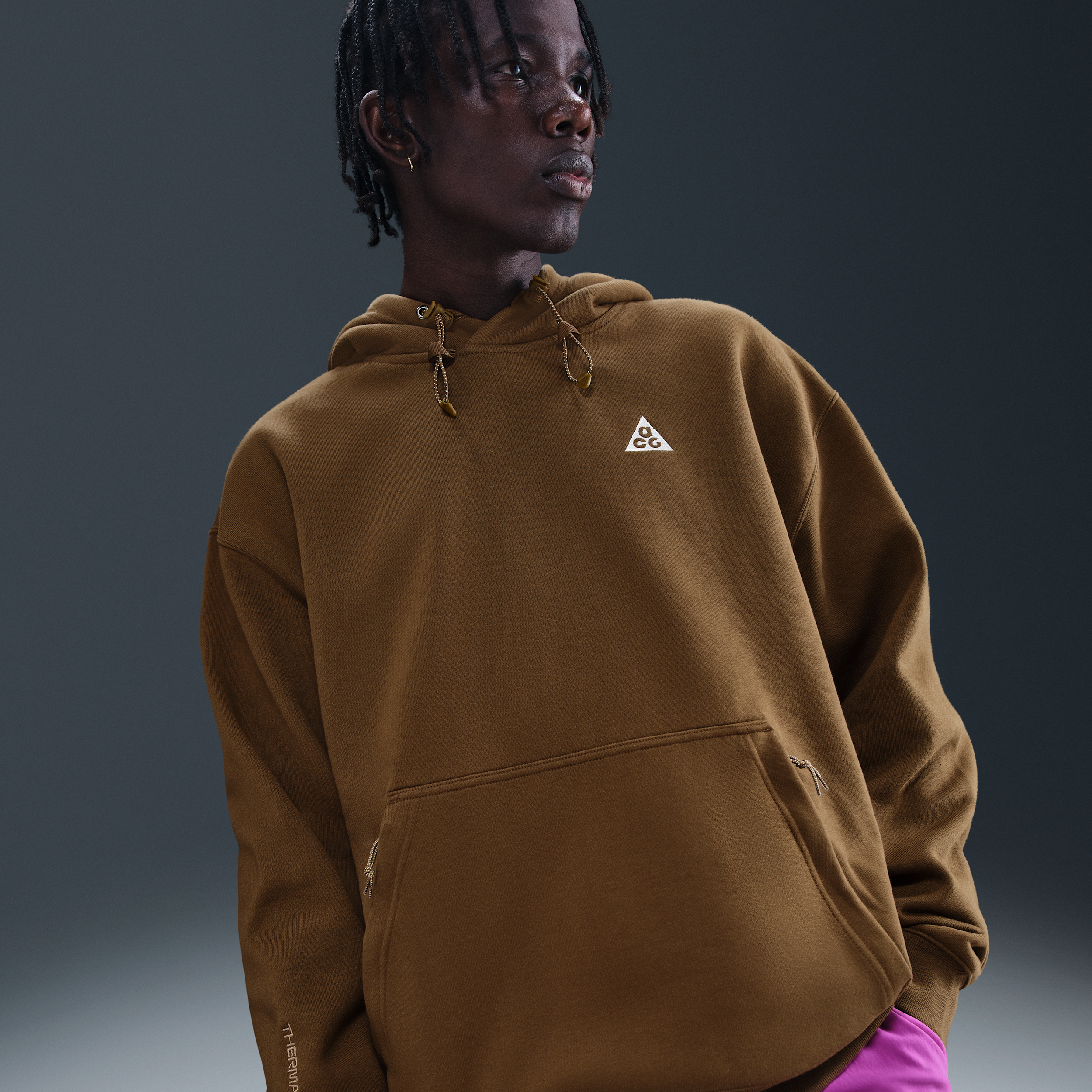 Thumbnail - Nike ACG "Tuff Fleece" Hoodie - Braun