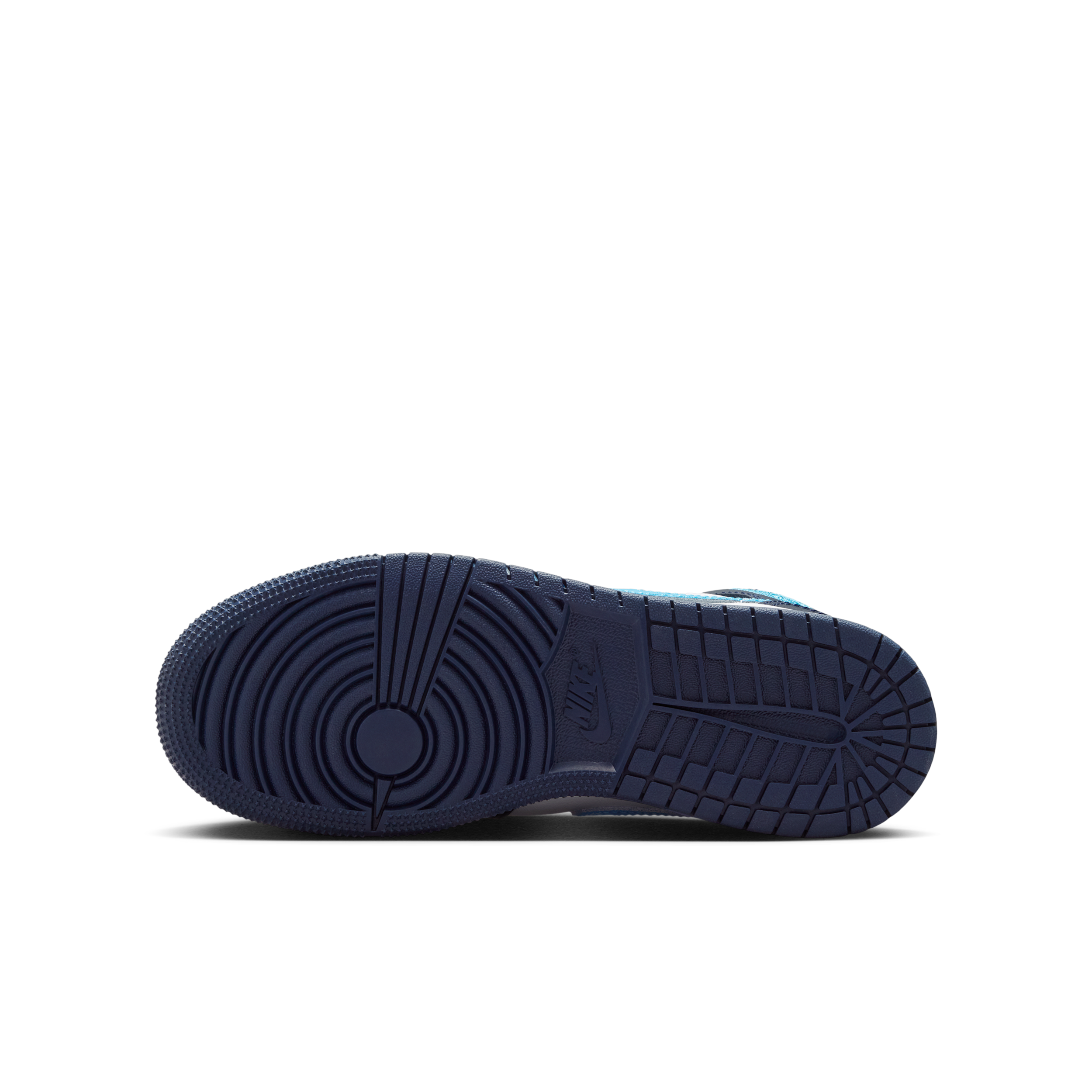 Air Jordan 1 Mid-sko til større børn - blå - DQ8423-404