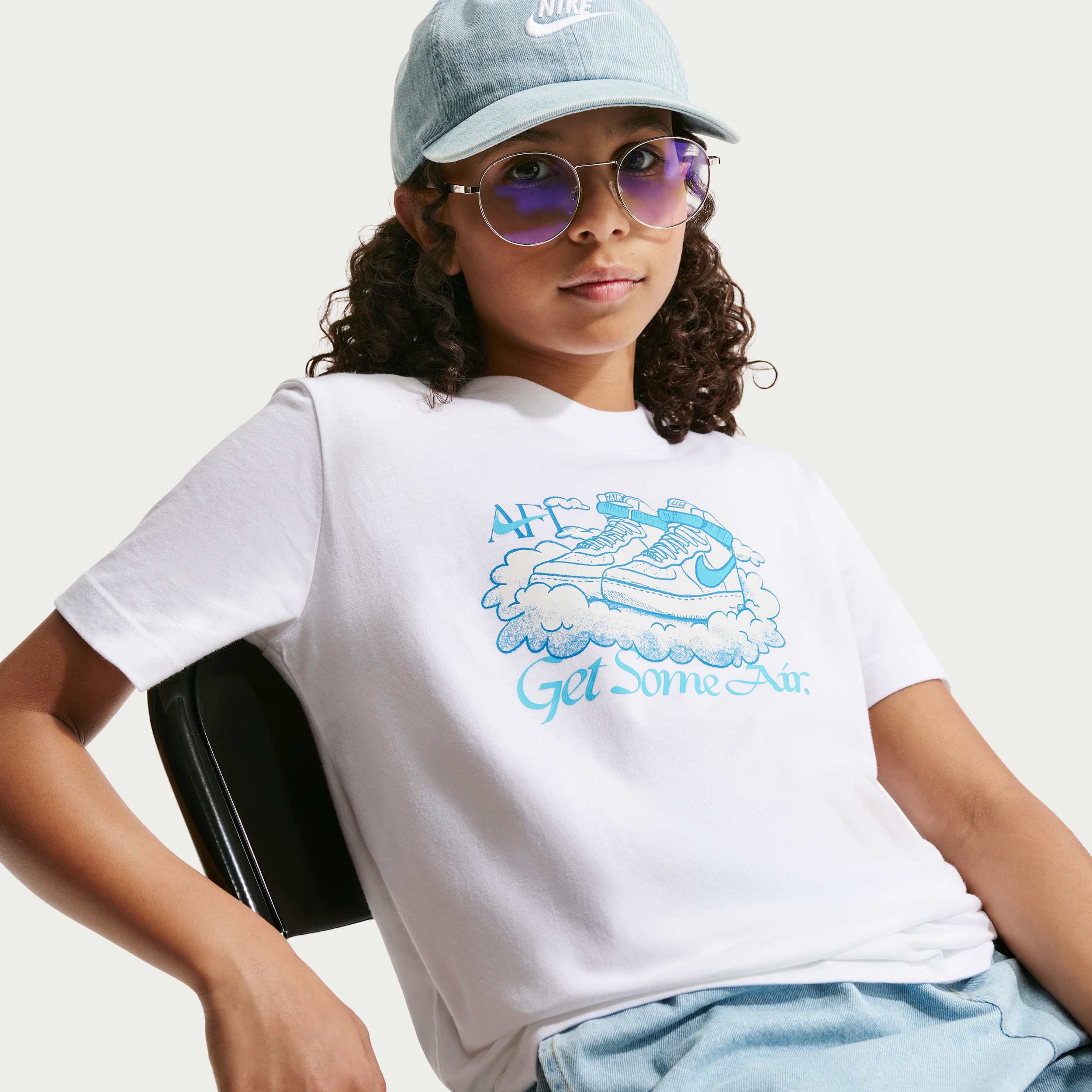 Thumbnail - Nike T-Shirt (ältere Kinder) - Weiß