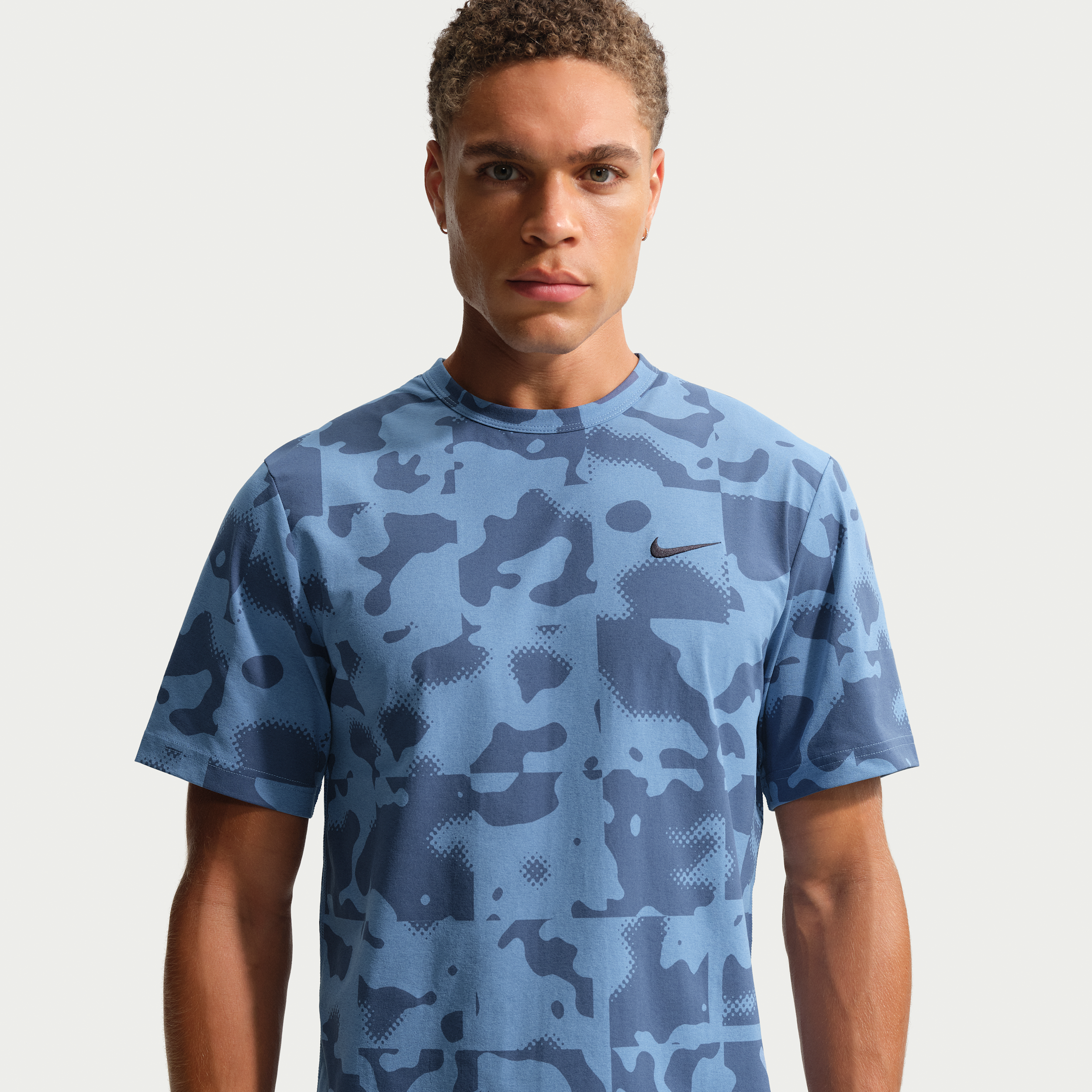 Thumbnail - Nike Hyverse Dri-FIT UV-Trainingsshirt für Herren - Blau