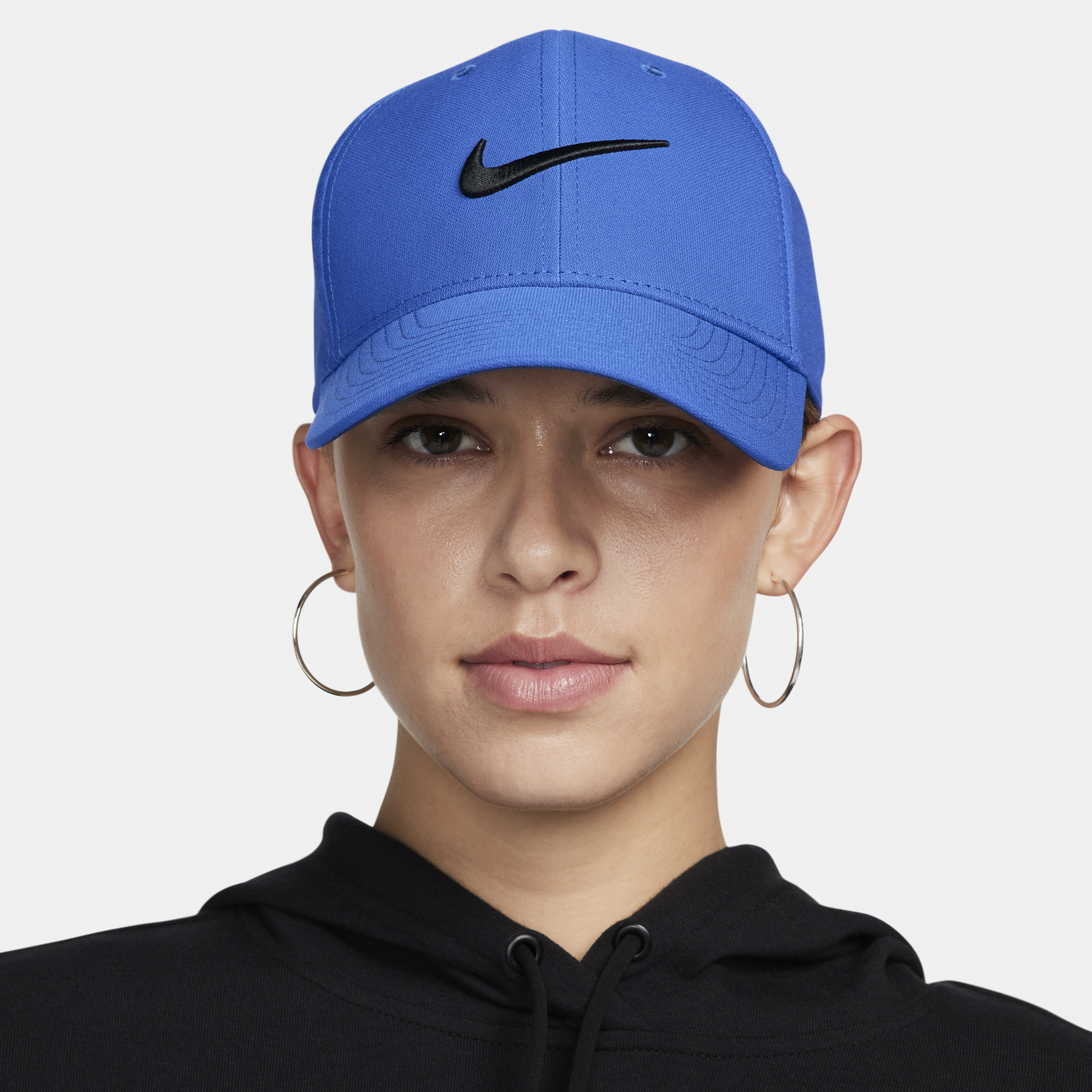 Casquette Swoosh avec structure Nike Dri-FIT Club - Bleu