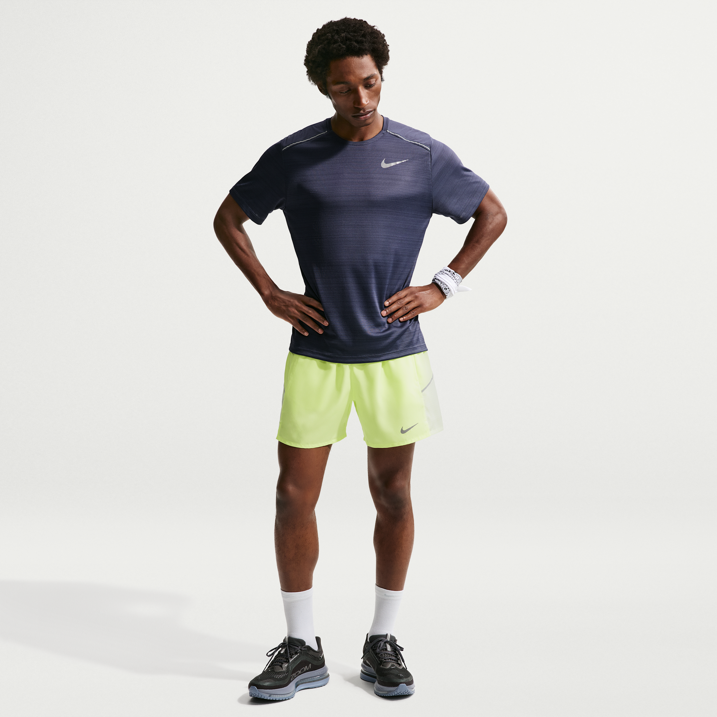 Nike Hardloopbroeken geel