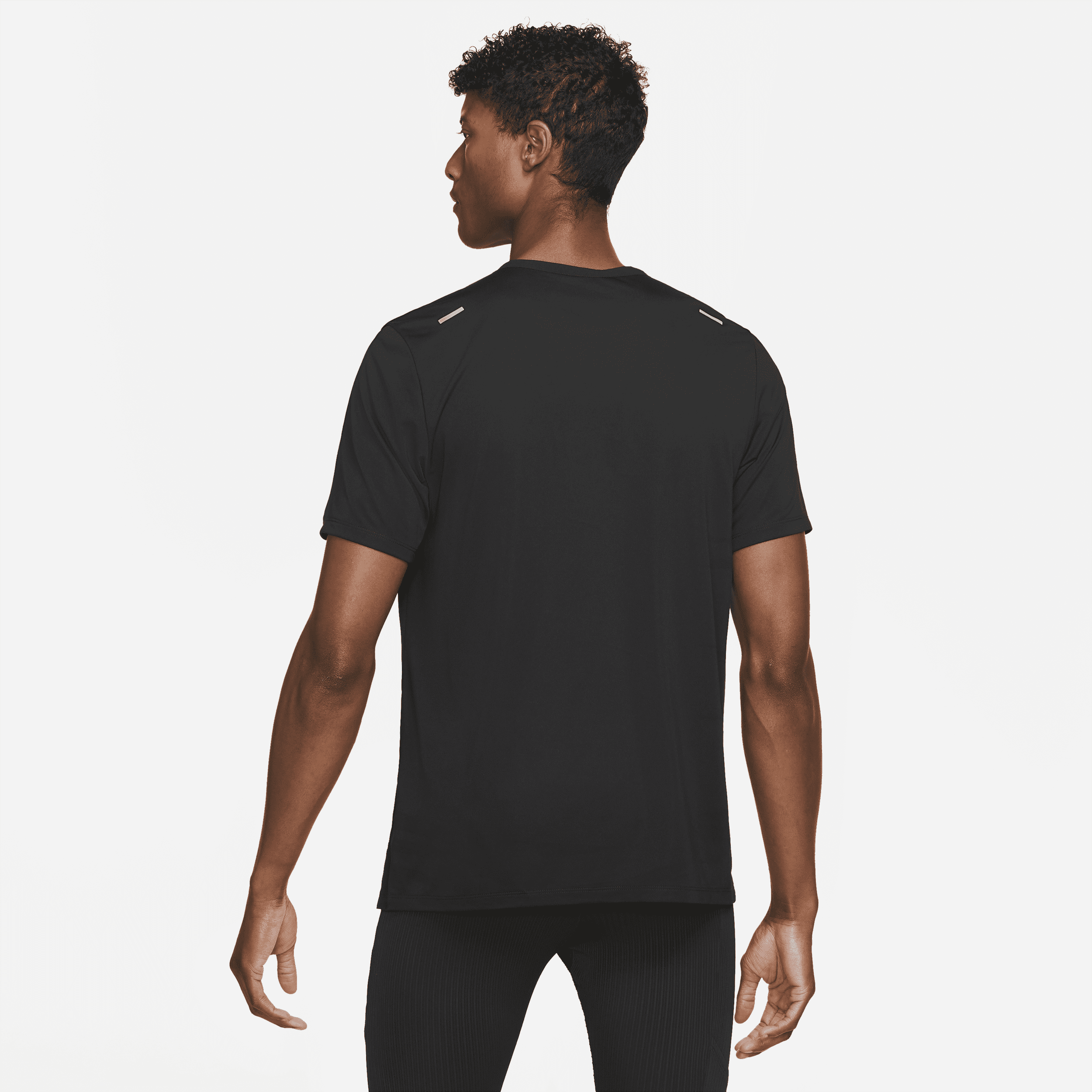 Haut de running à manches courtes Dri-FIT Nike Rise 365 pour homme - Noir