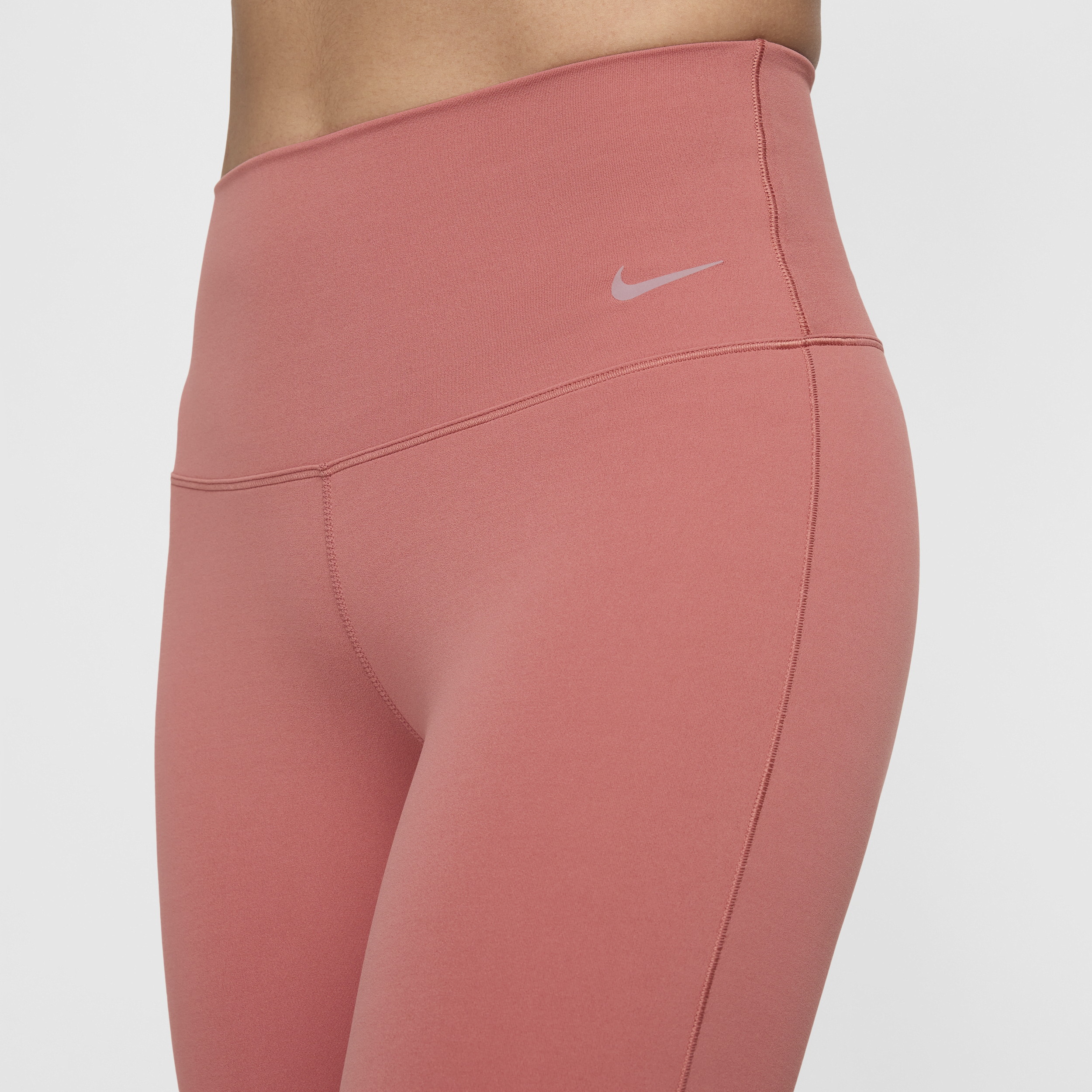 Legging évasé taille haute Nike Zenvy pour femme - Rose