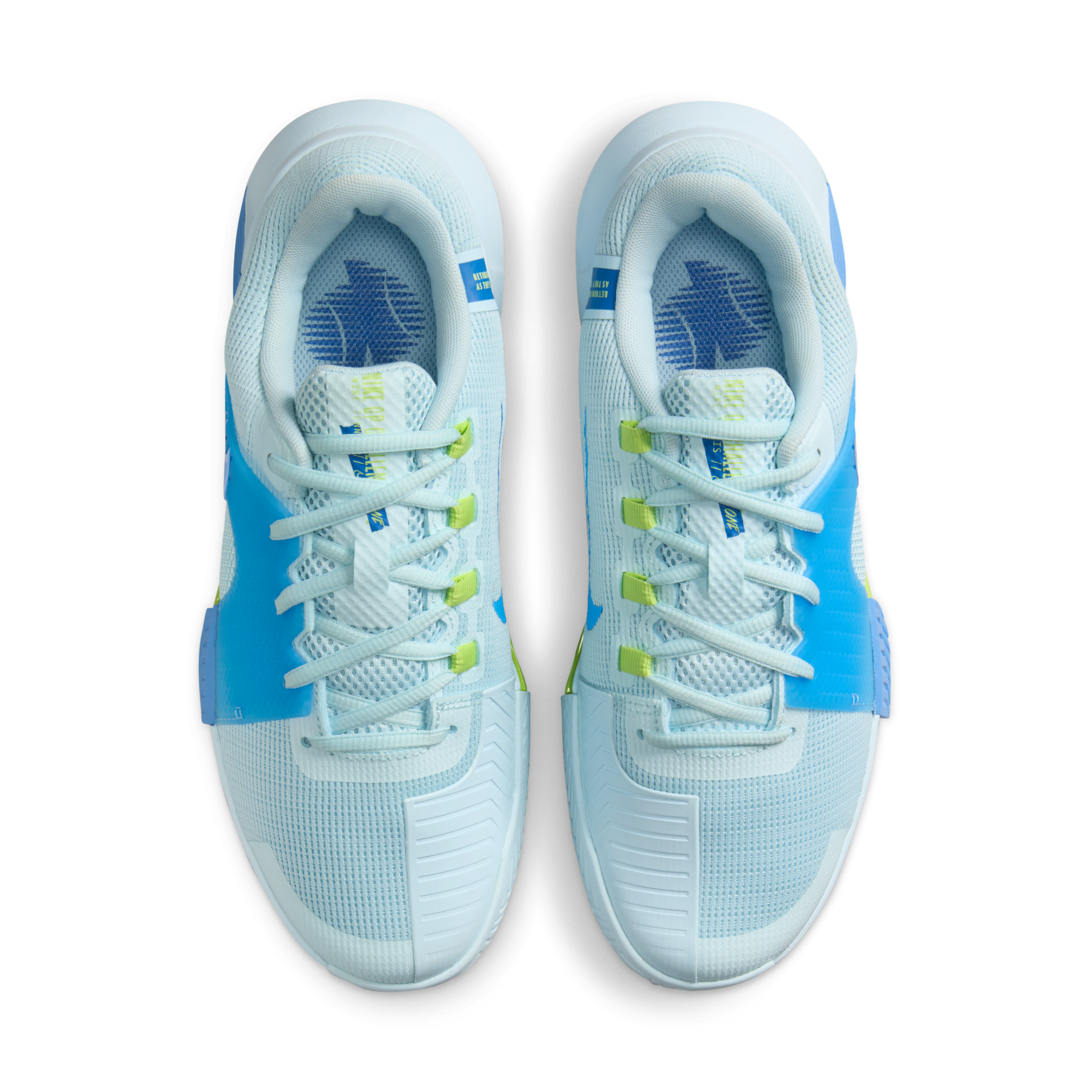 Chaussure de tennis pour surface dure Nike Zoom GP Challenge 1 pour femme - Bleu