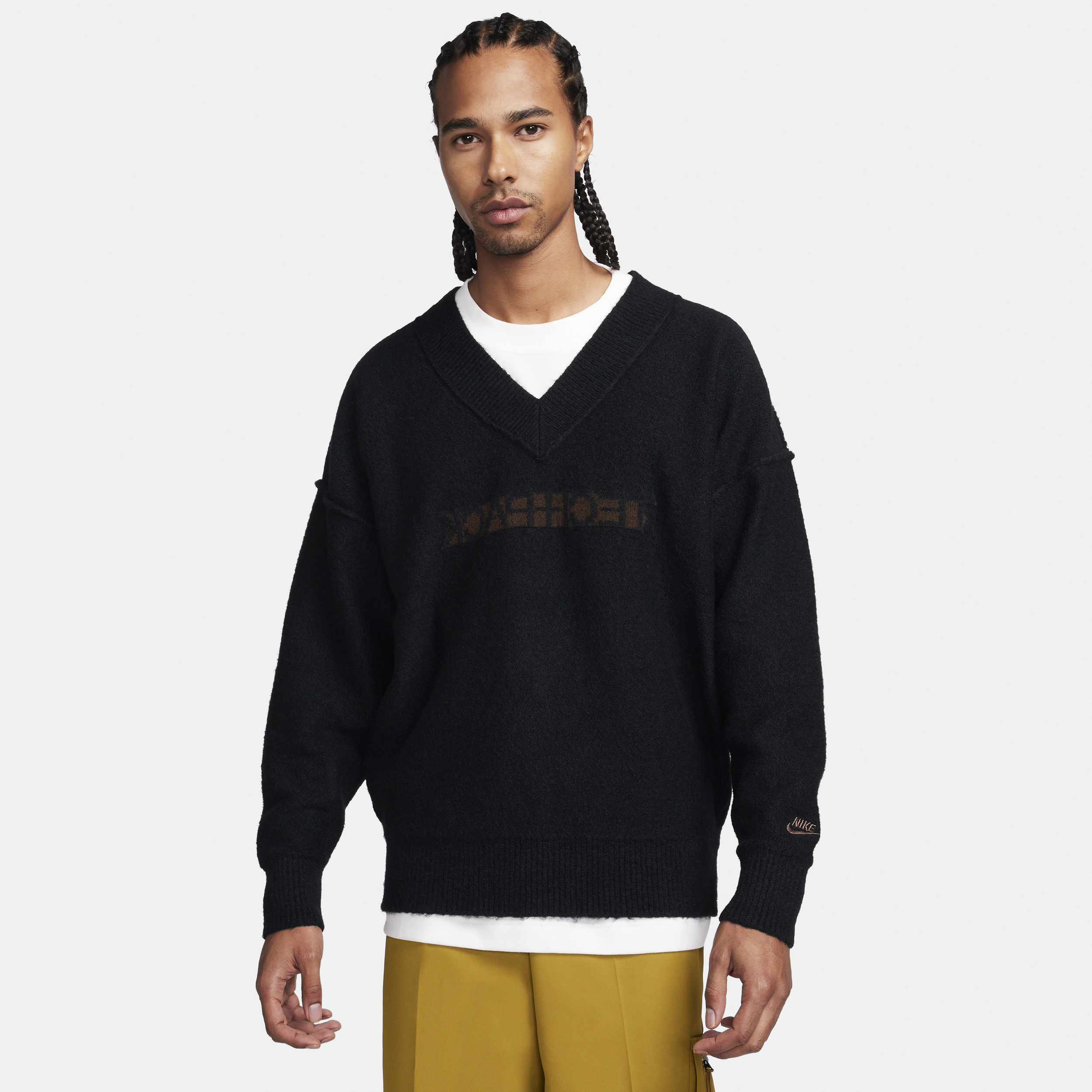 Nike Sportswear Tech Pack knit sweater voor heren Zwart