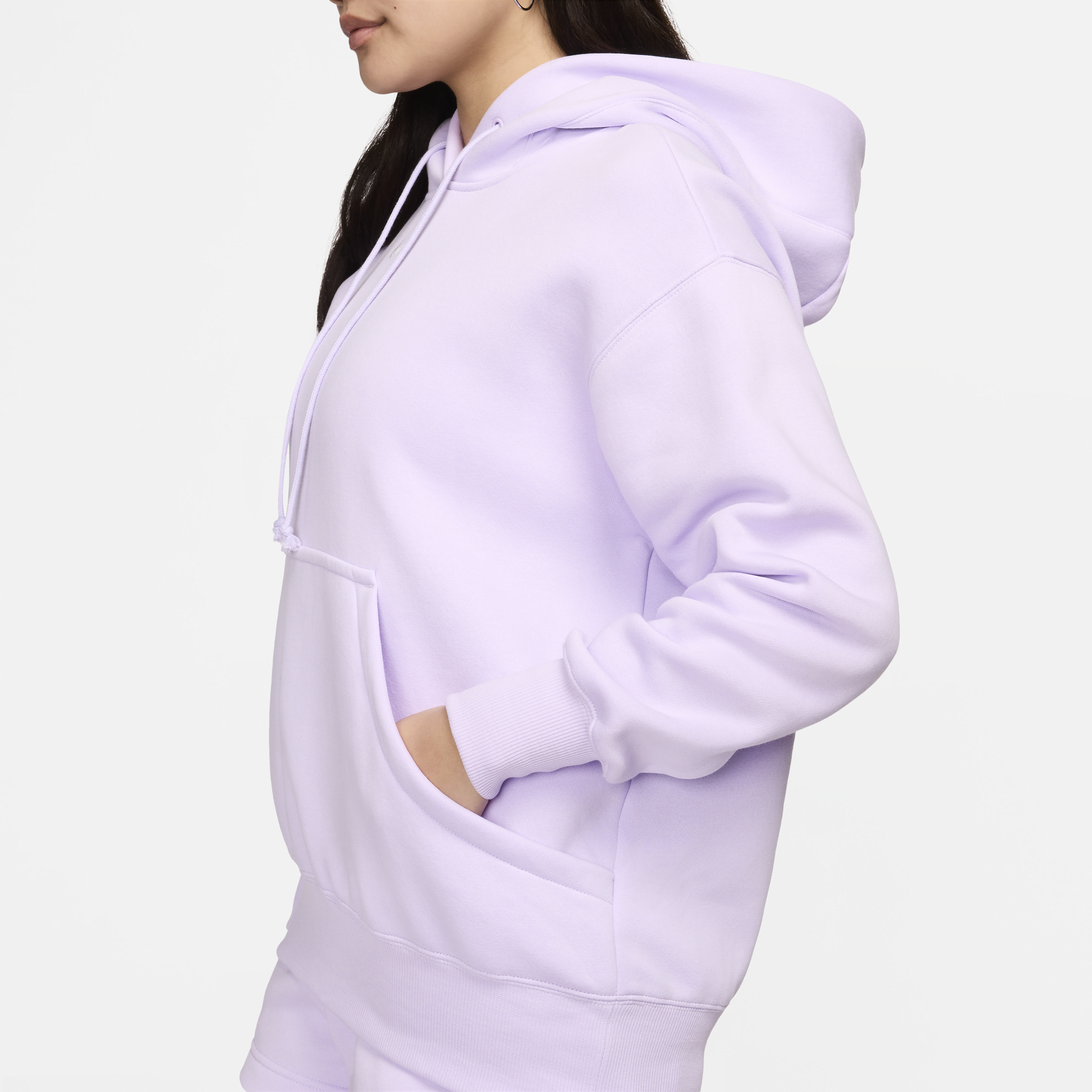 Nike Sportswear Phoenix Fleece Oversized hoodie voor dames Paars