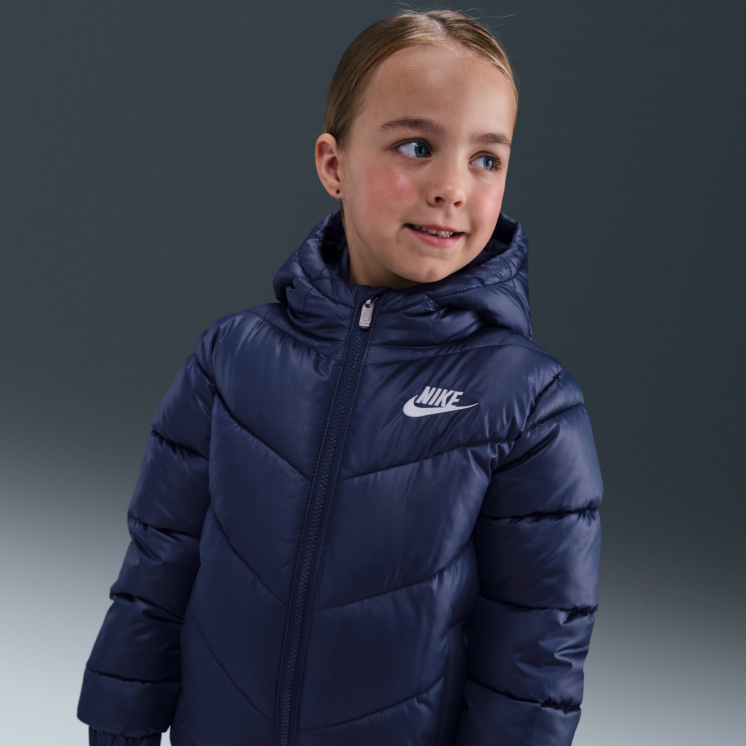 Thumbnail - Nike "All Day Play" Puffer-Jacke (jüngere Kinder) - Blau