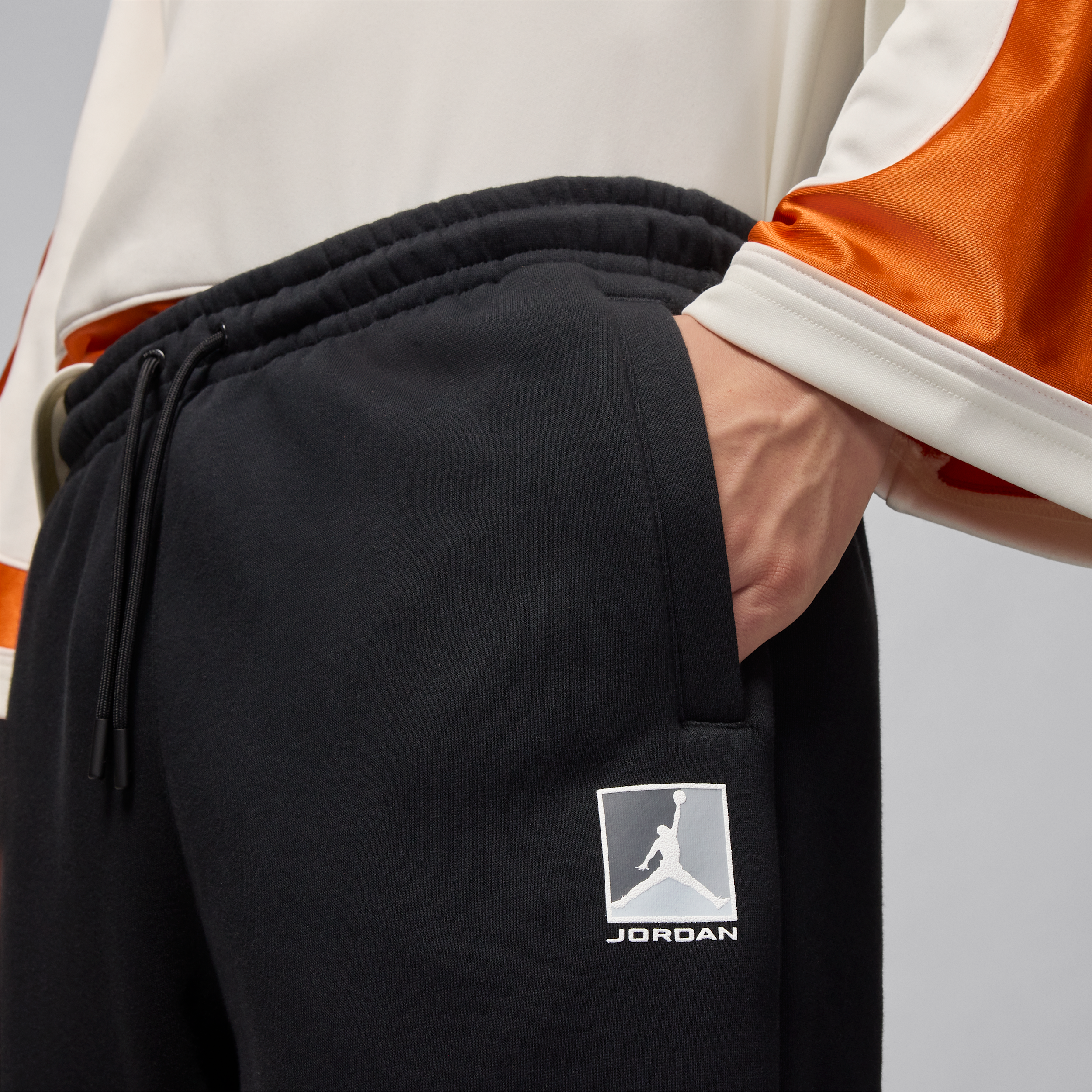 Thumbnail - Jordan Brooklyn Fleece Herrenhose - Schwarz