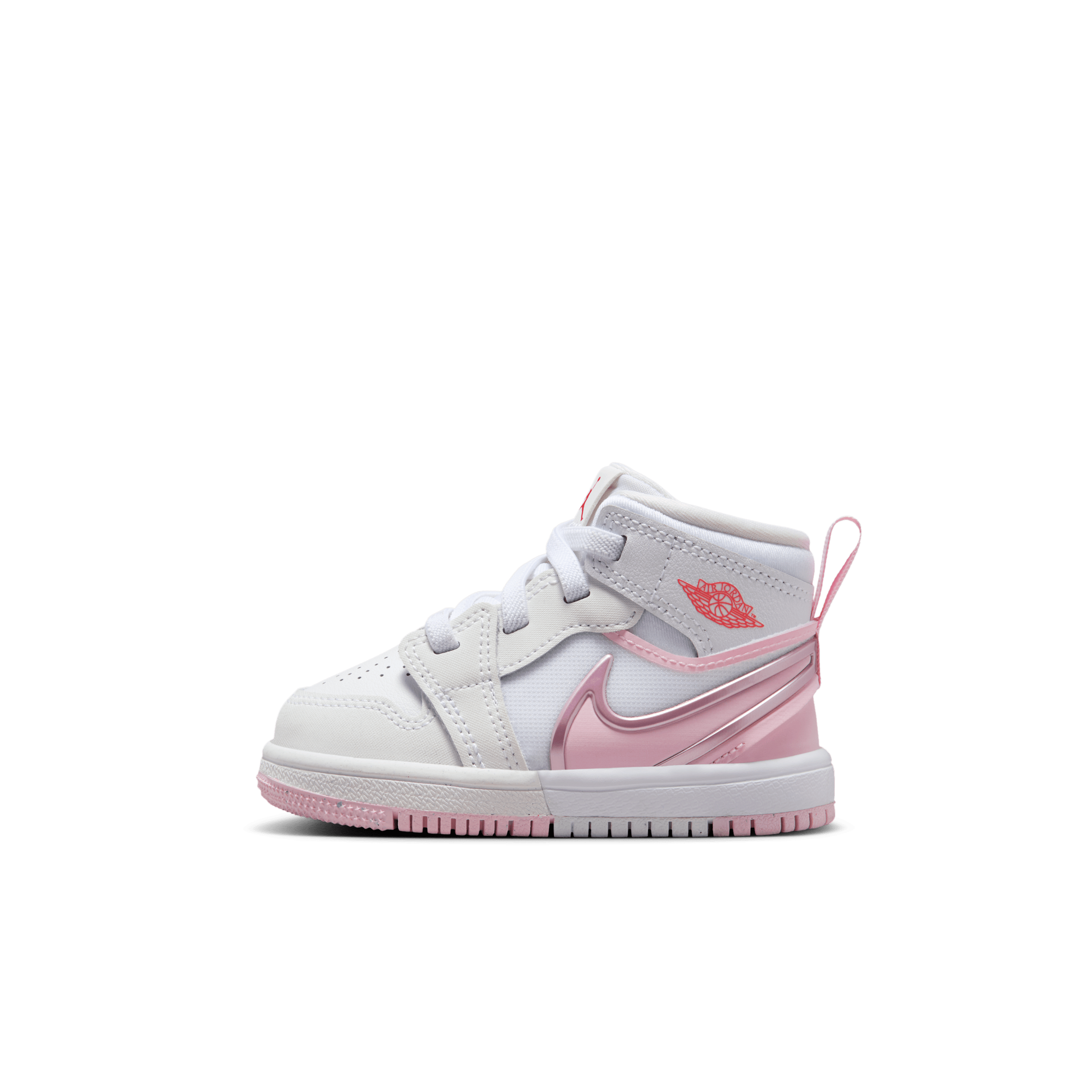 Chaussure Jordan 1 Mid RM EasyOn pour bébé et tout-petit - Blanc