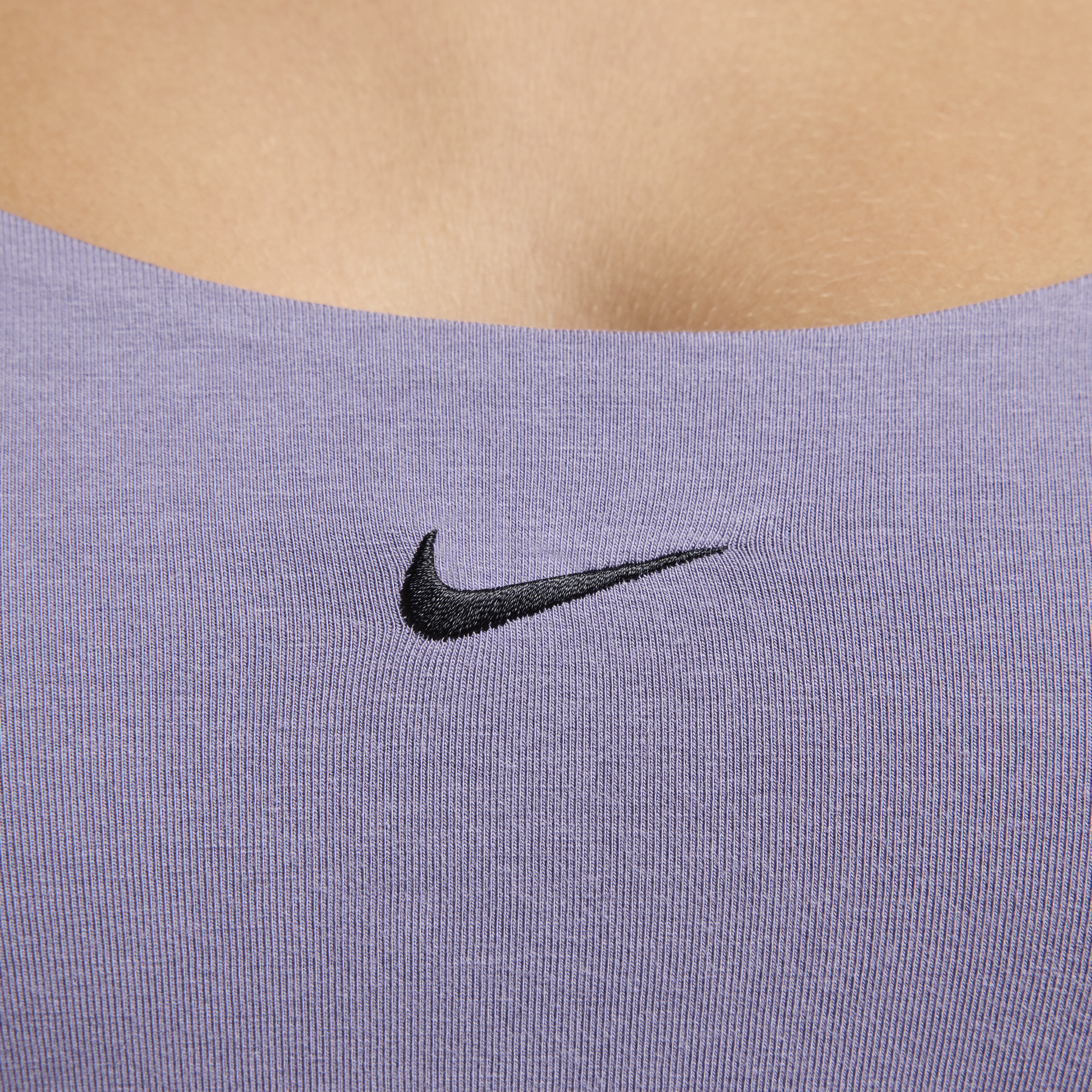 Nike Sportswear Chill Knit aansluitende cami tanktop voor dames Paars