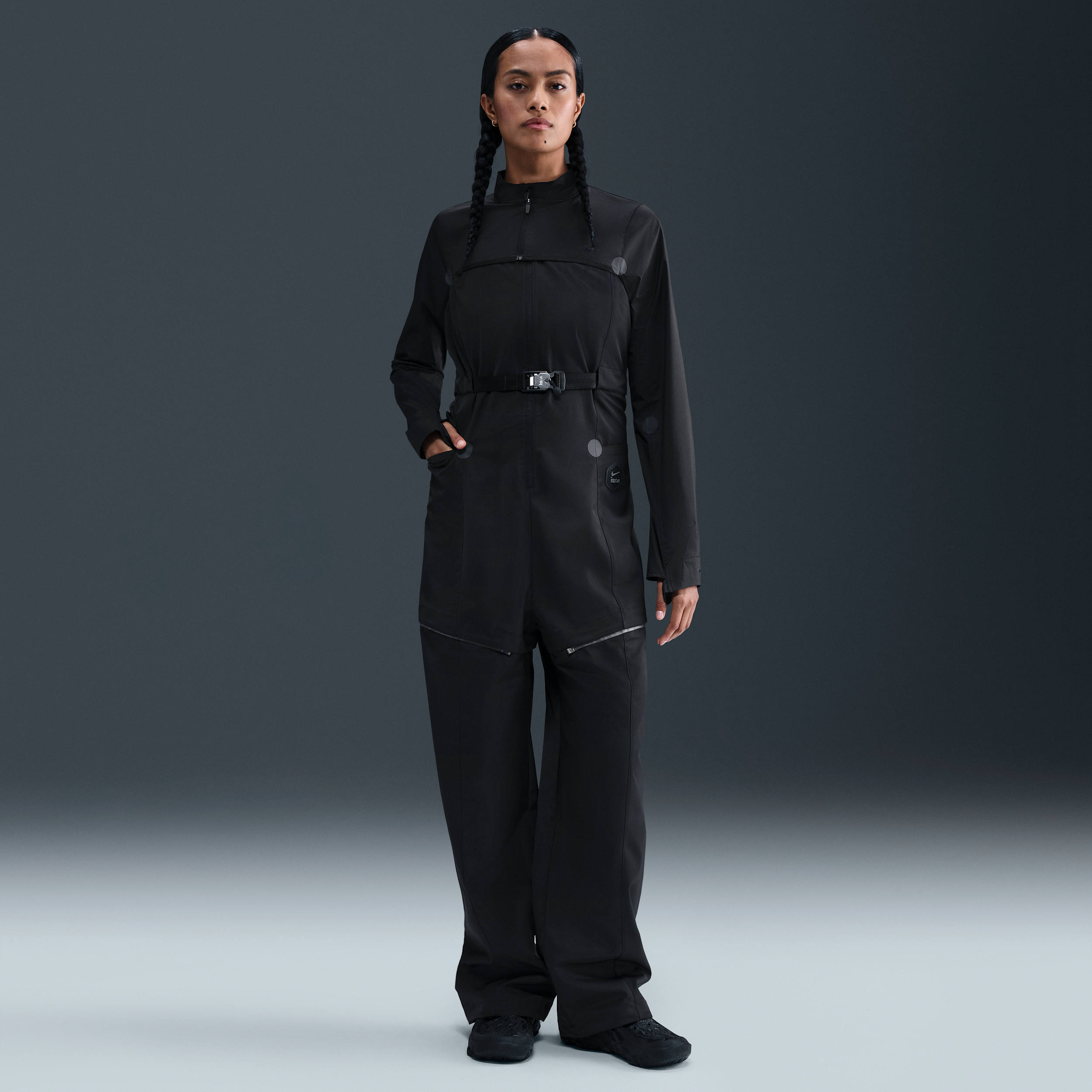 Nike ISPA Women's Adaptable Flight Suit - Black