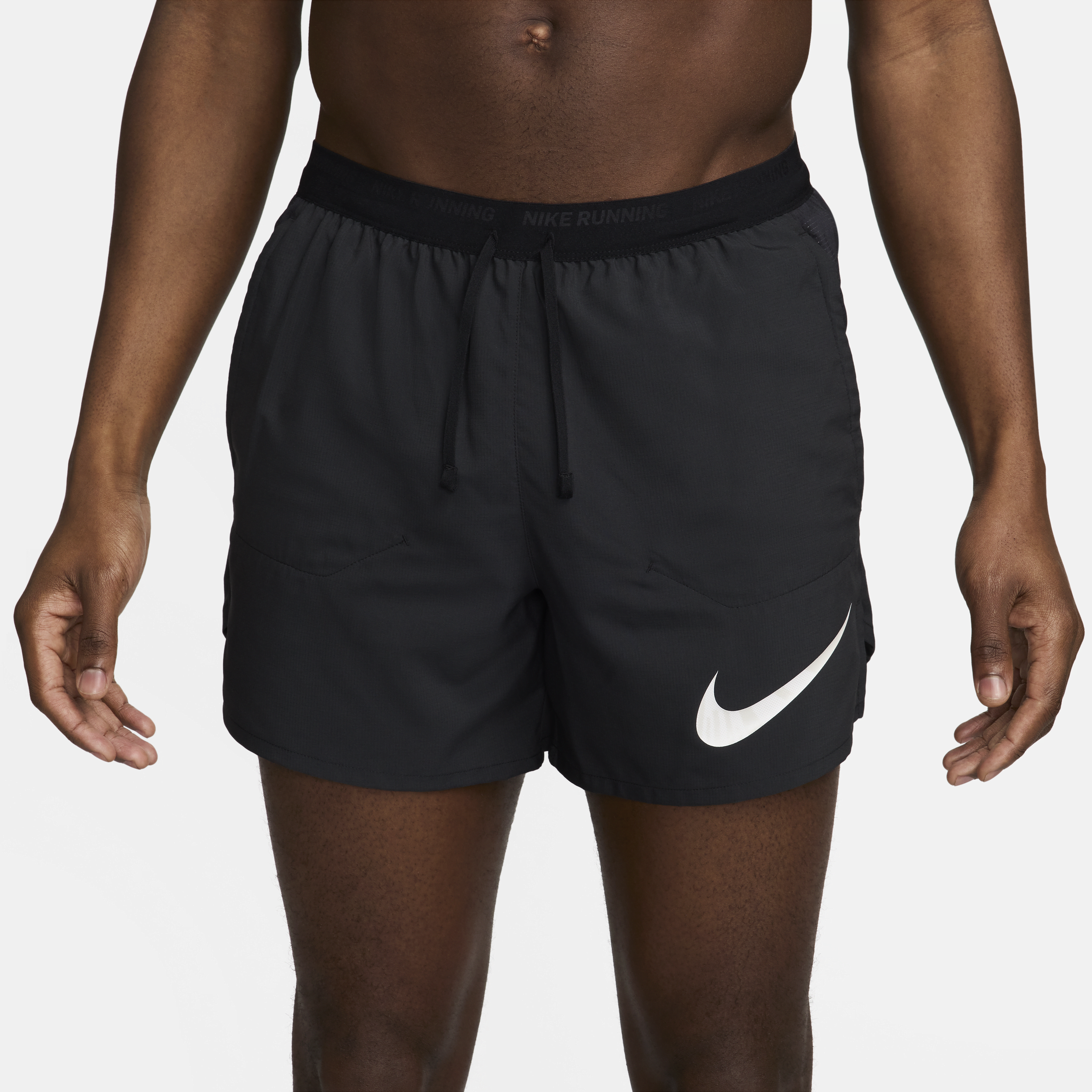 Nike Flex Stride Run Energy hardloopshorts met binnenbroek voor heren (13 cm) Zwart