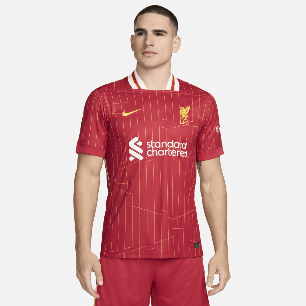 Maillot de foot replica Nike Dri-FIT Liverpool FC 2024/25 Stadium Domicile pour homme - Rouge