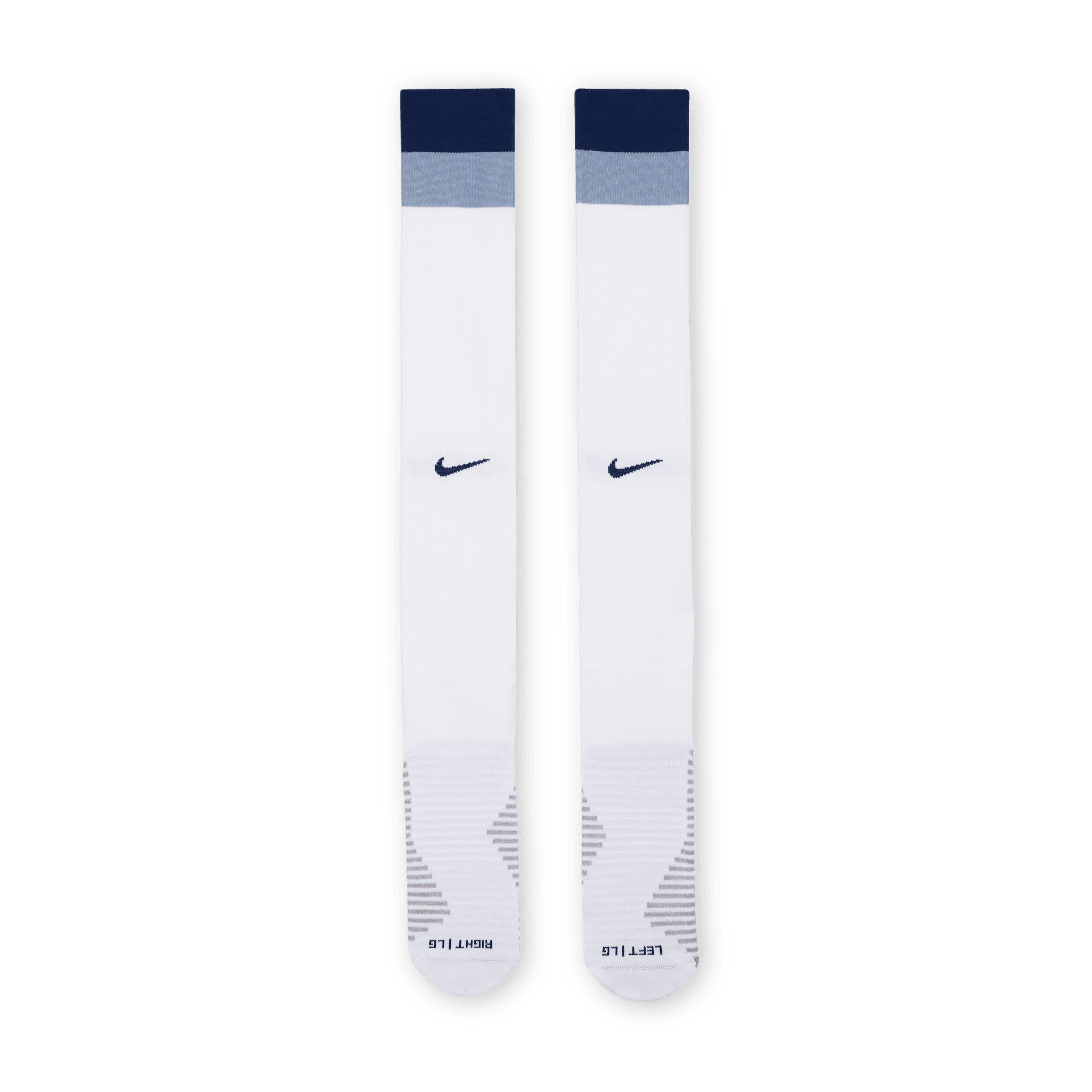 Thumbnail - Tottenham Hotspur Strike Home kniehohe Fußballsocken mit Nike Dri-FIT-Technologie - Weiß