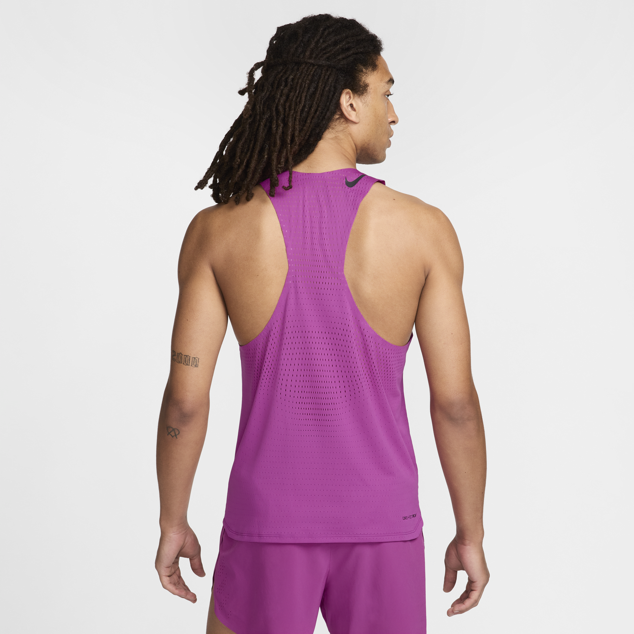 Maillot de running Dri-FIT ADV Nike AeroSwift pour homme - Pourpre