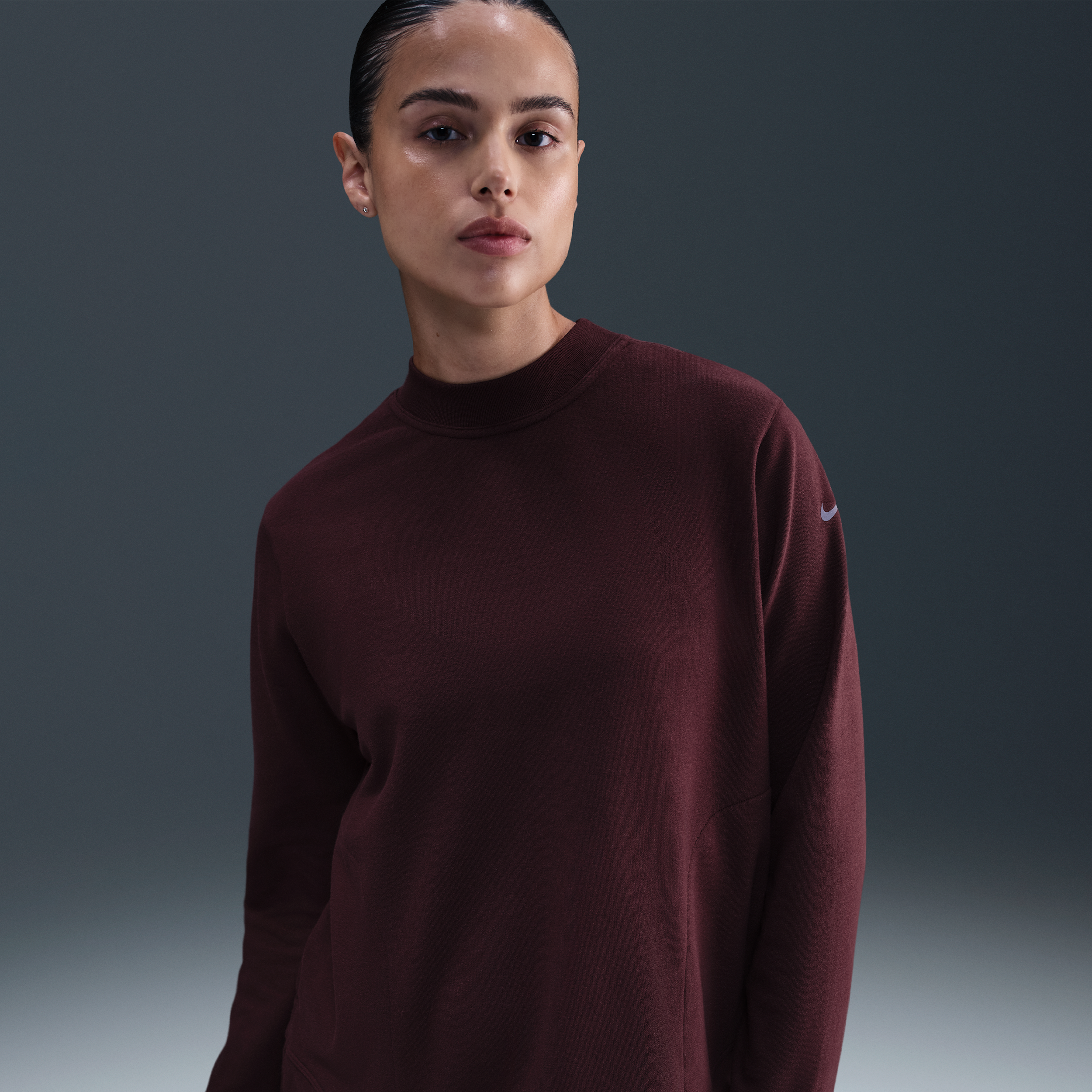 Thumbnail - Nike (M) One Wende-Pullover aus French Terry (Schwangere und Mütter) - Rot