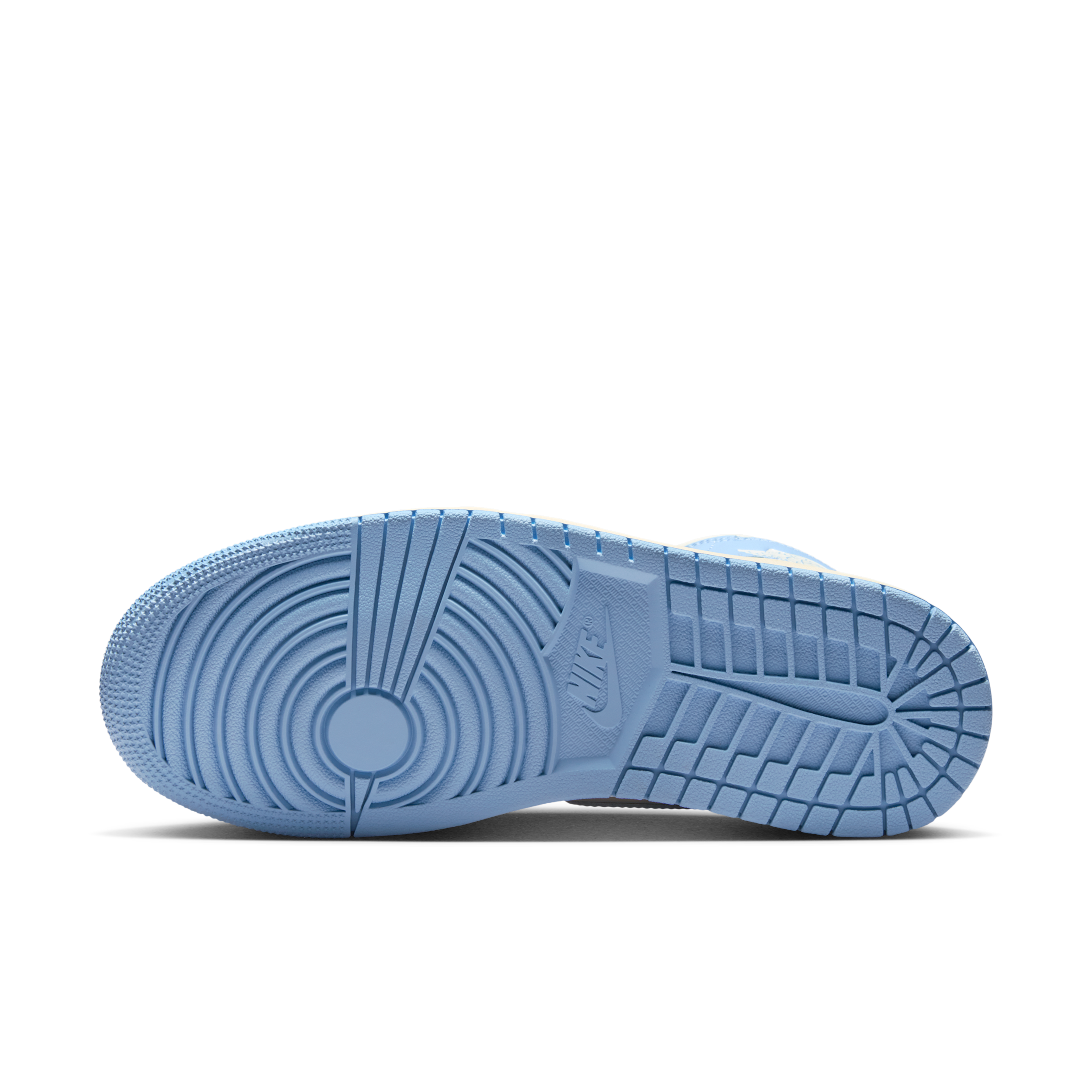 Air Jordan 1 Mid-sko til kvinder - blå - BQ6472-402