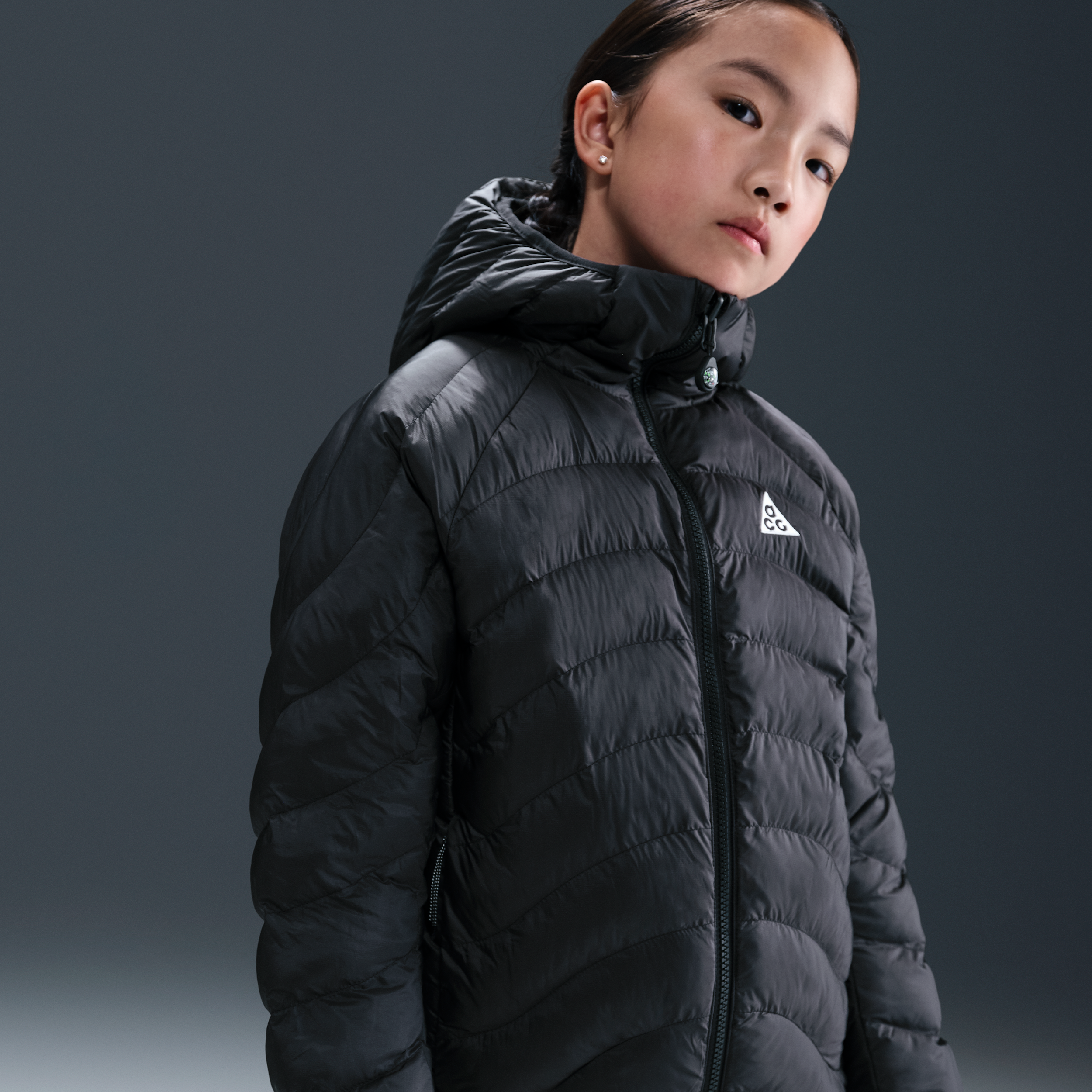 Thumbnail - Nike ACG "Lava Flow" Therma-FIT ADV Jacke (ältere Kinder) - Schwarz