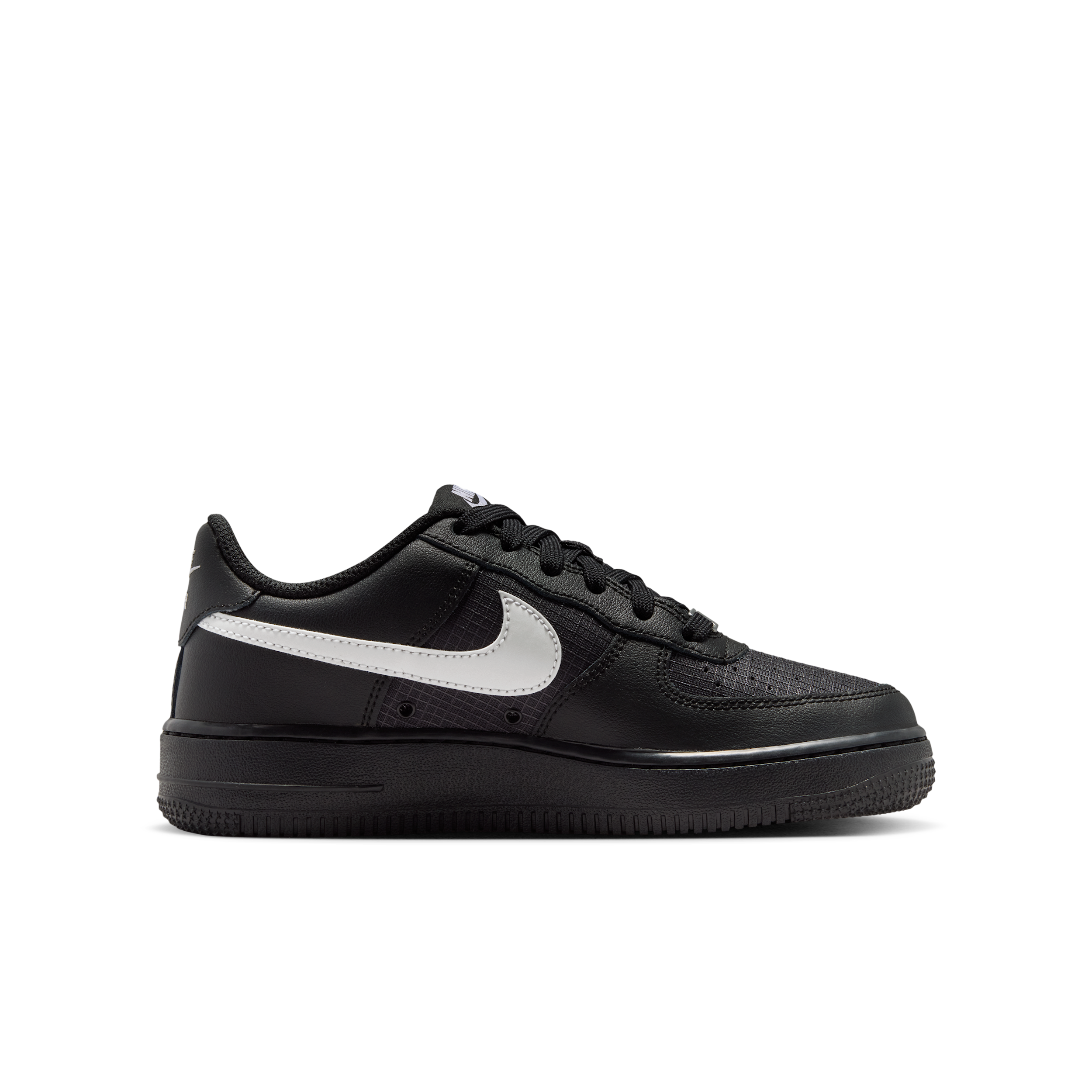 Thumbnail - Nike Air Force 1 Tech Schuh (ältere Kinder) - Schwarz