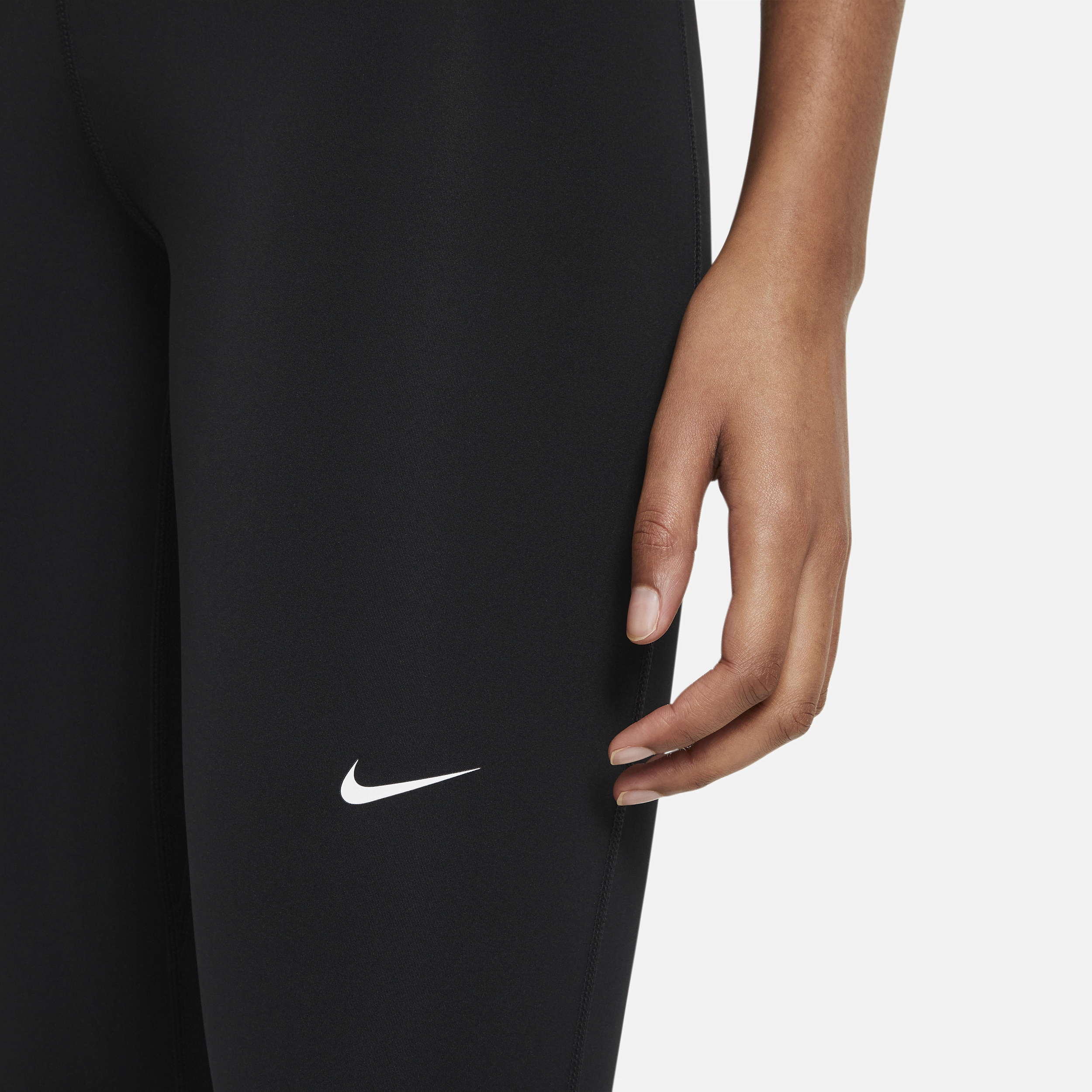 Legging taille mi-haute à empiècements en mesh Nike Pro pour femme - Noir