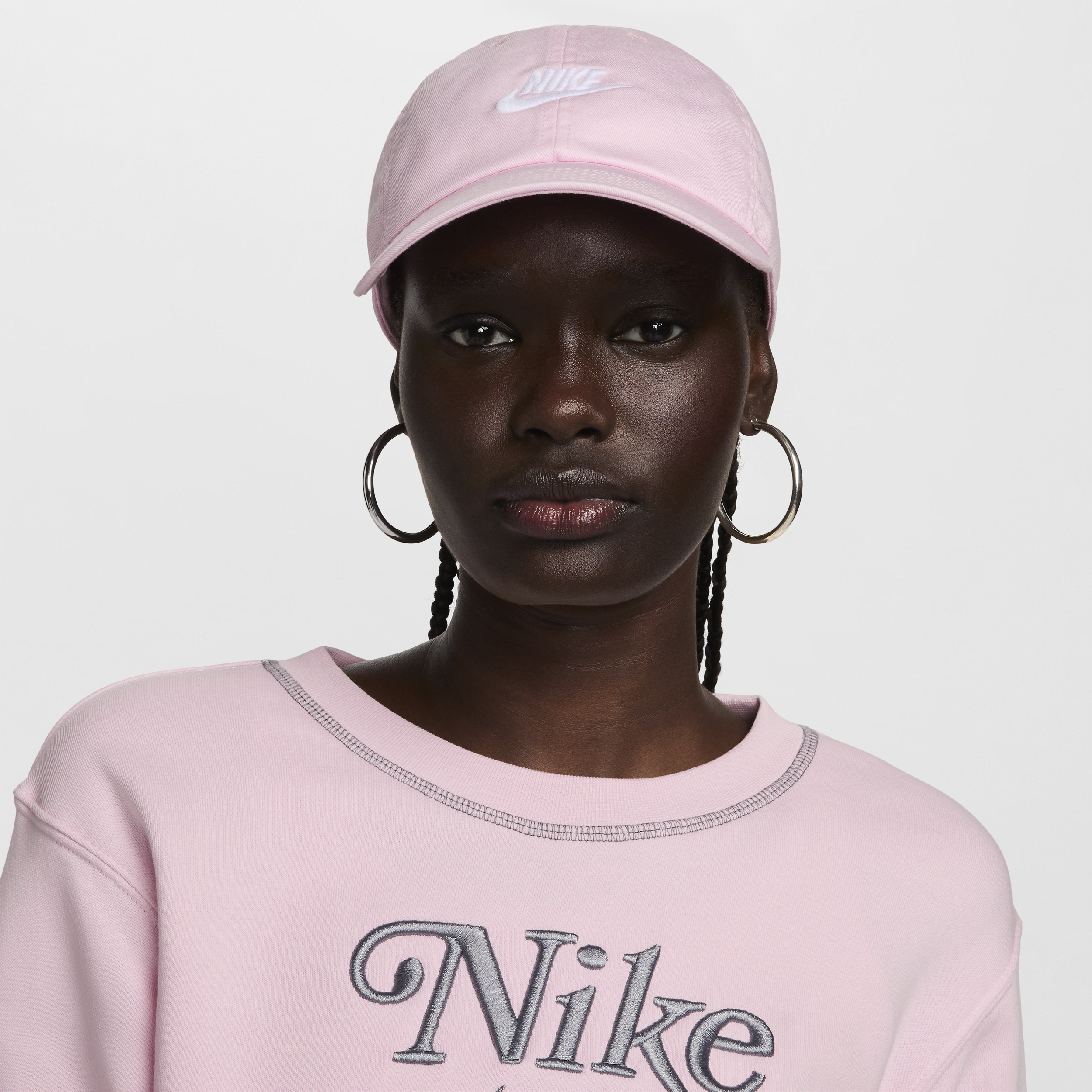 Casquette délavée souple Futura Nike Club pour enfant - Rose