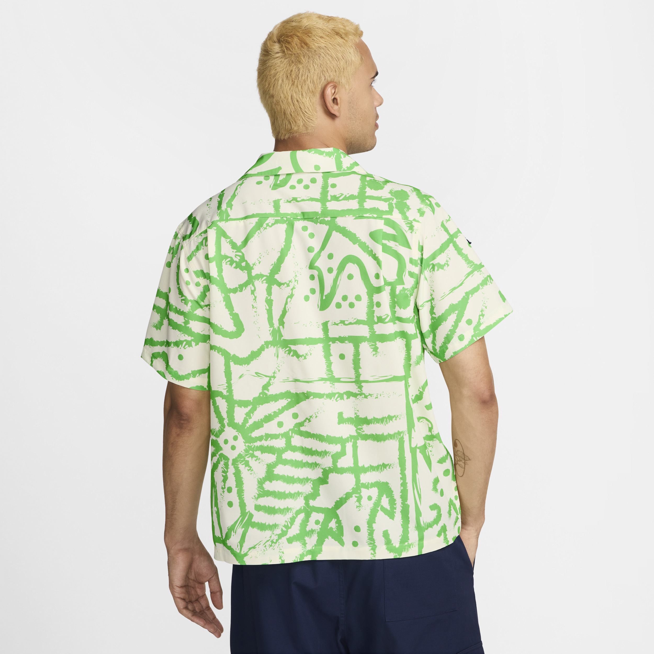Thumbnail - Brasilien Nike kurzärmliges Bowling-Shirt - Braun