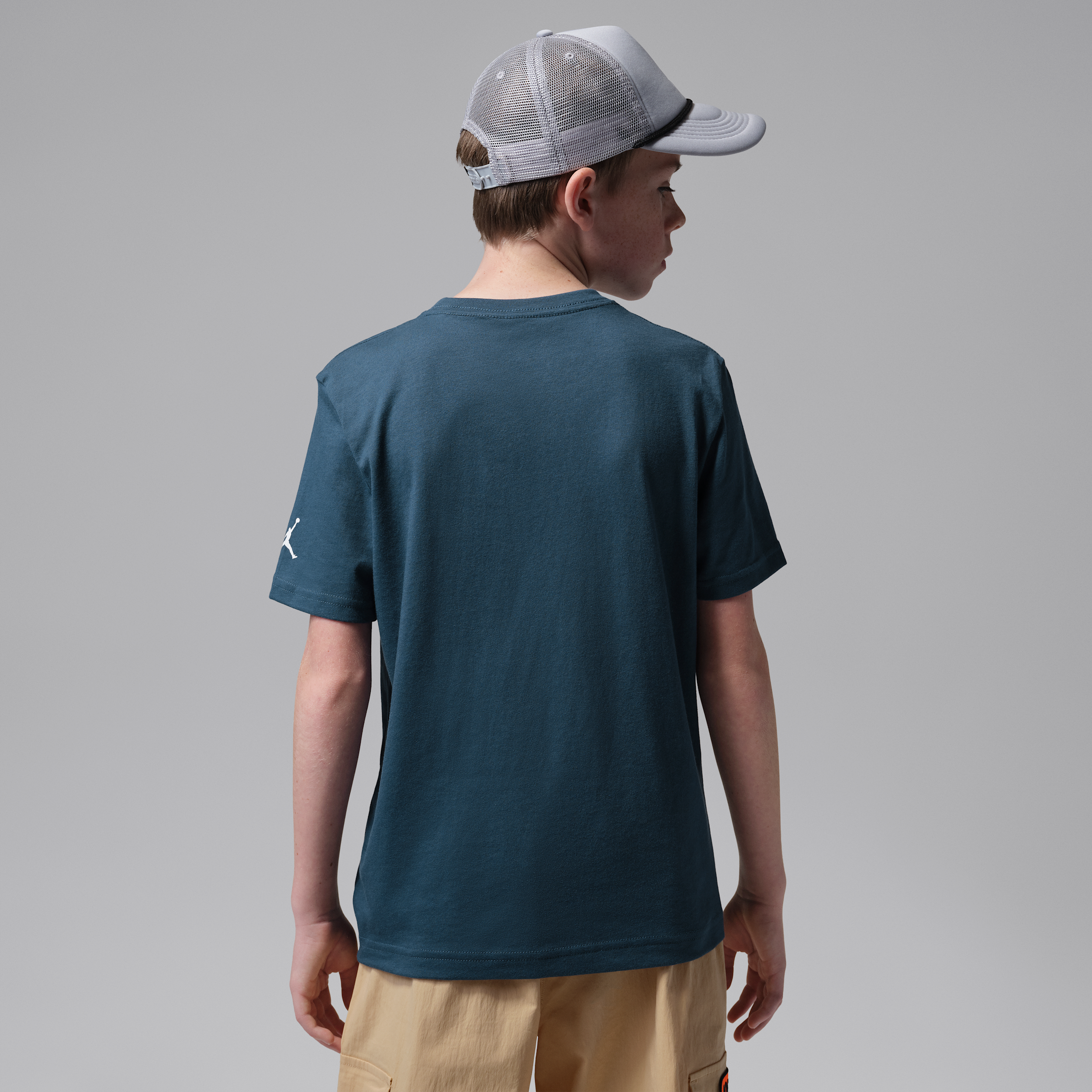 Thumbnail - Jordan T-Shirt mit aufgesticktem Logo (ältere Kinder) - Blau