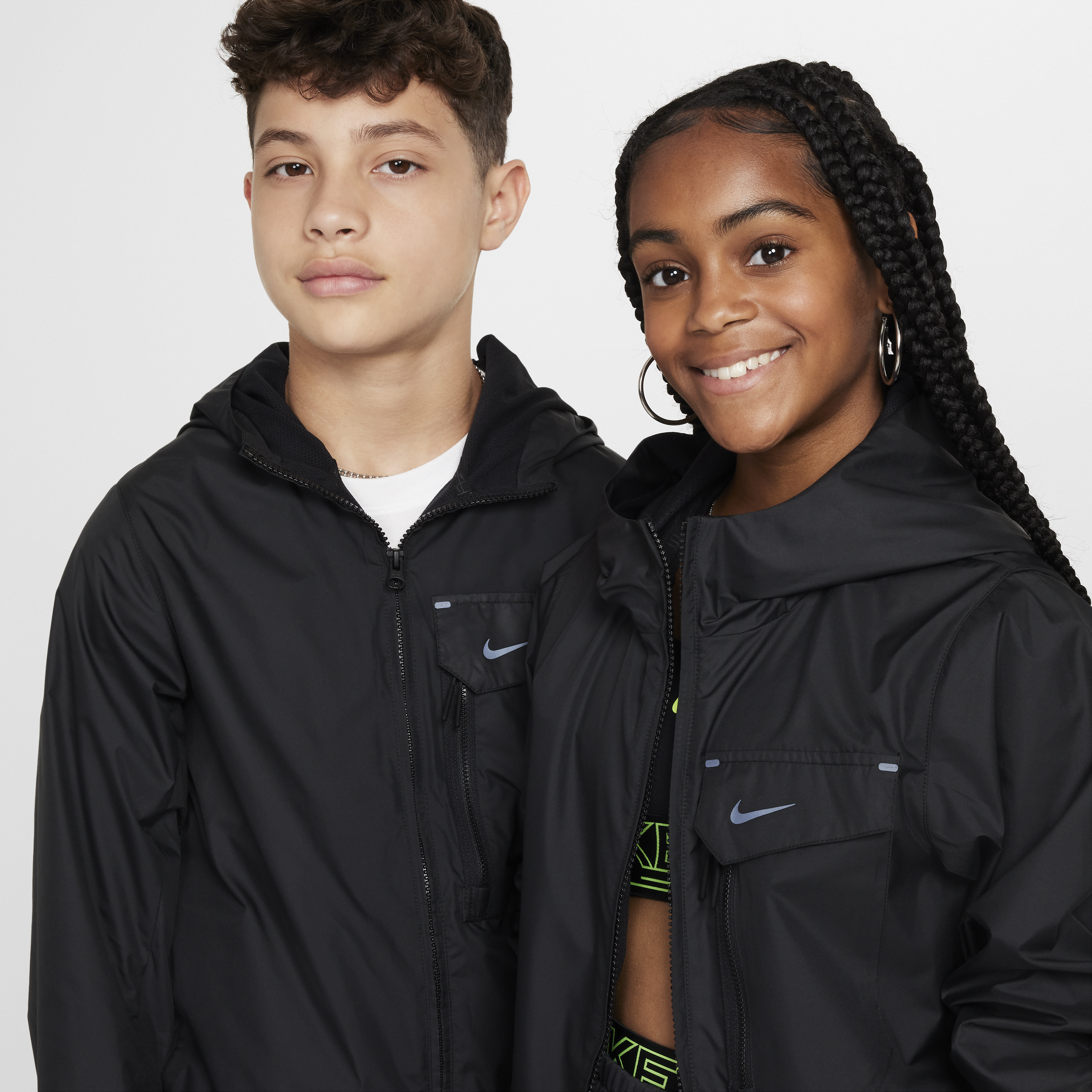 Thumbnail - Nike Sportswear City Utility Jacke (ältere Kinder) - Schwarz