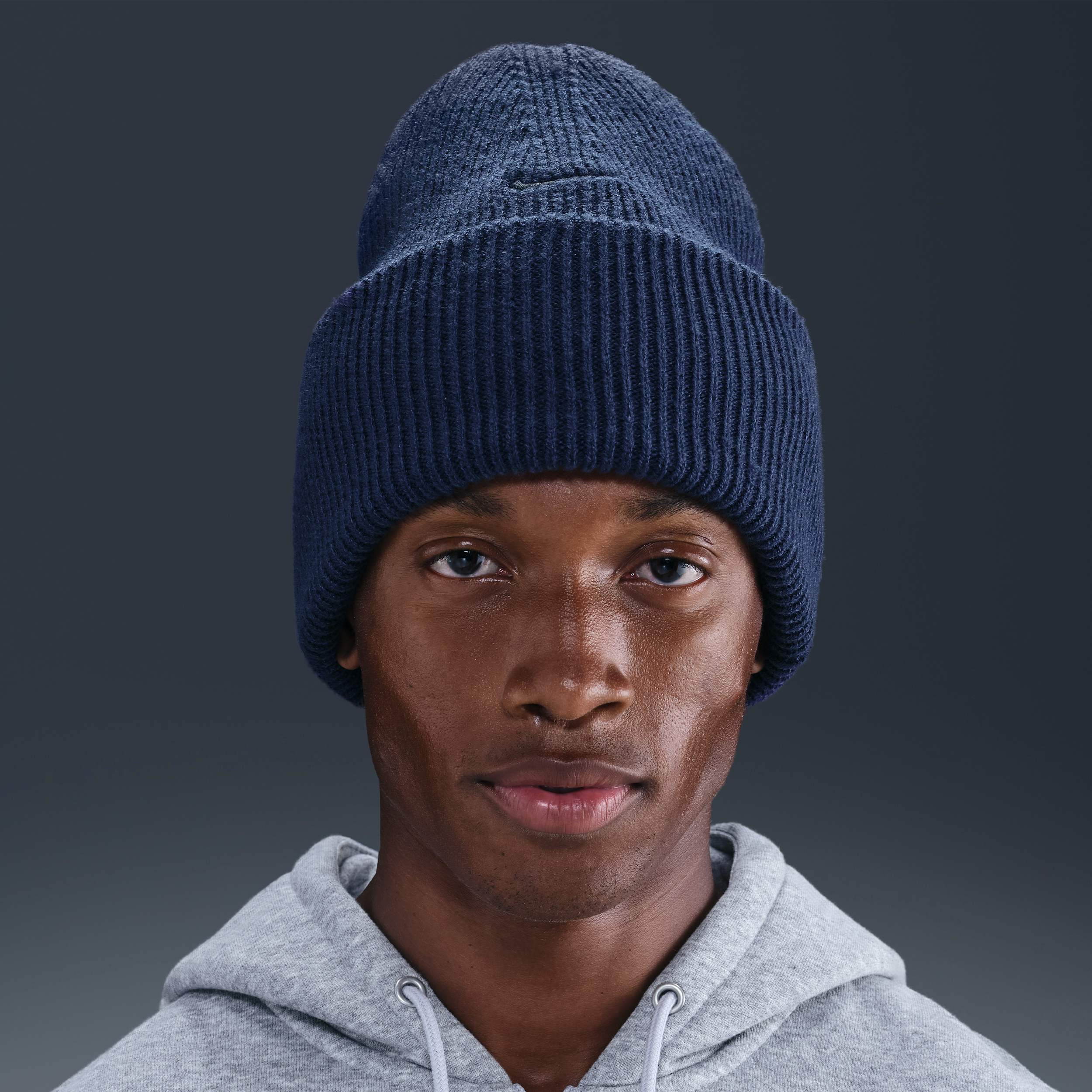 Nike Peak Premium Beanie - Blue - Polyester