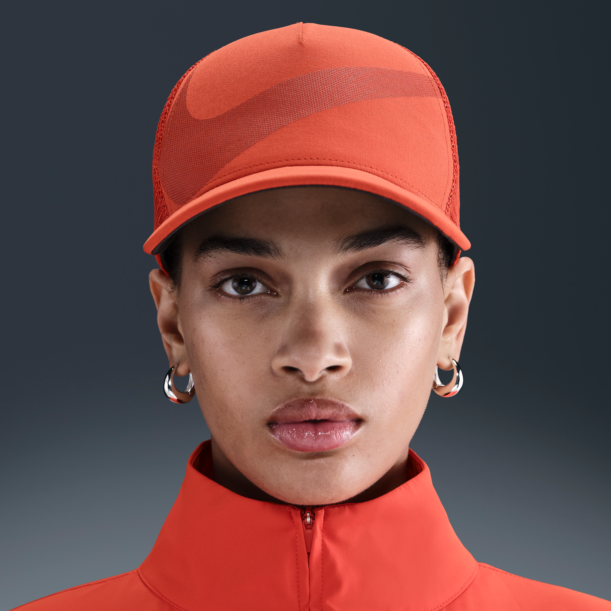 Thumbnail - Nike Rise Dri-FIT Trucker-Cap - Rot