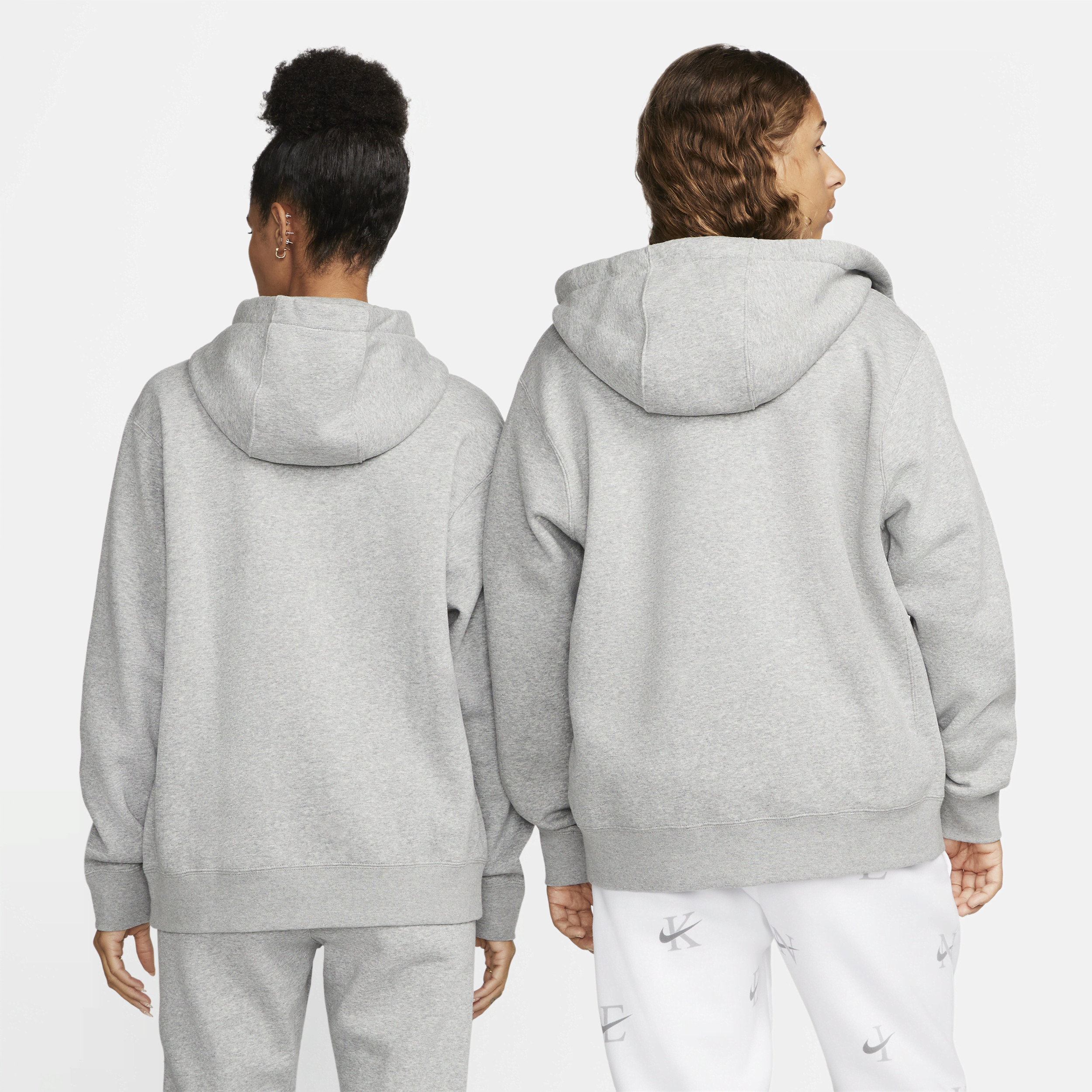 Sweat à capuche et zip Nike Sportswear Club Fleece pour Homme - Gris