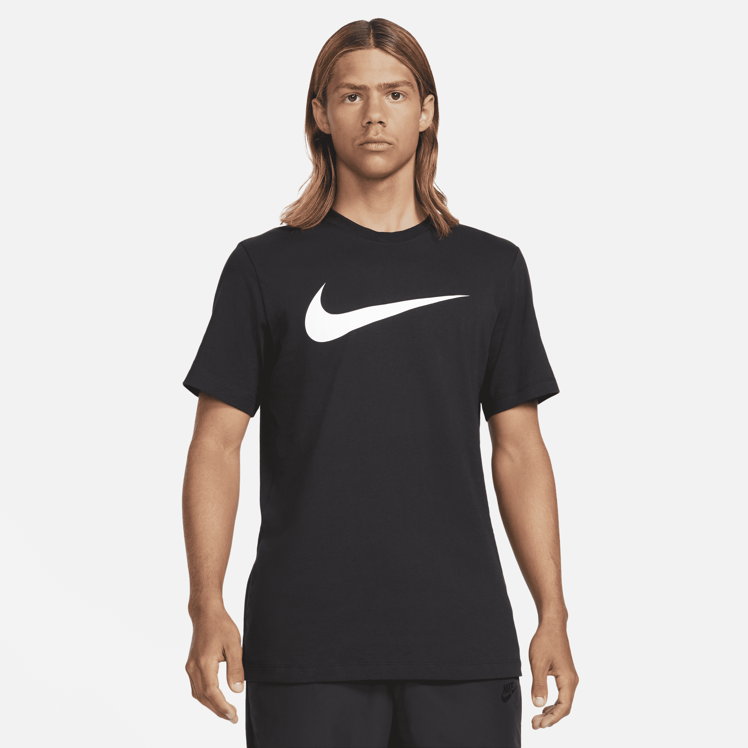 Thumbnail - Nike Swoosh Herren-T-Shirt - Schwarz