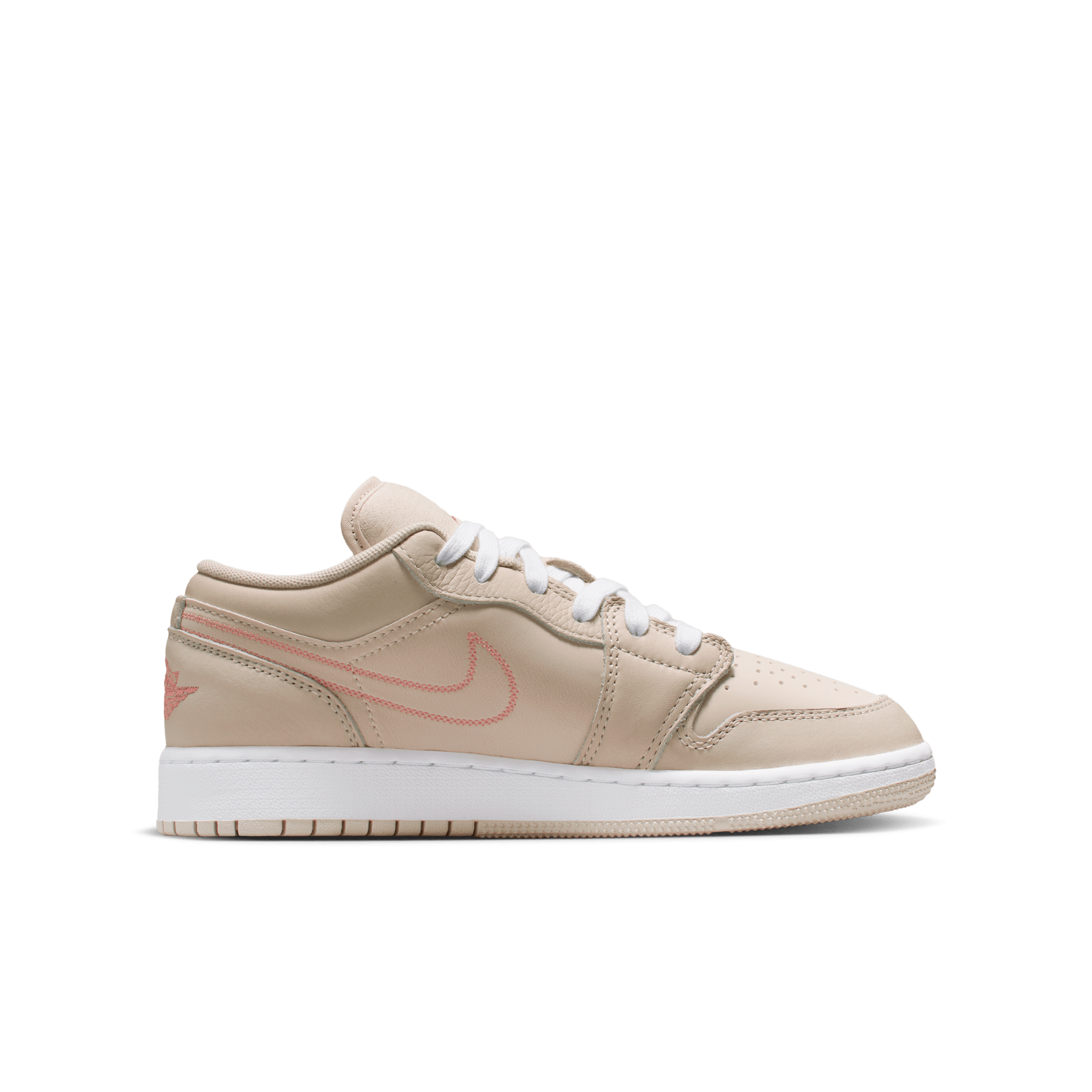 Thumbnail - Air Jordan 1 Low SE Schuh (ältere Kinder) - Braun