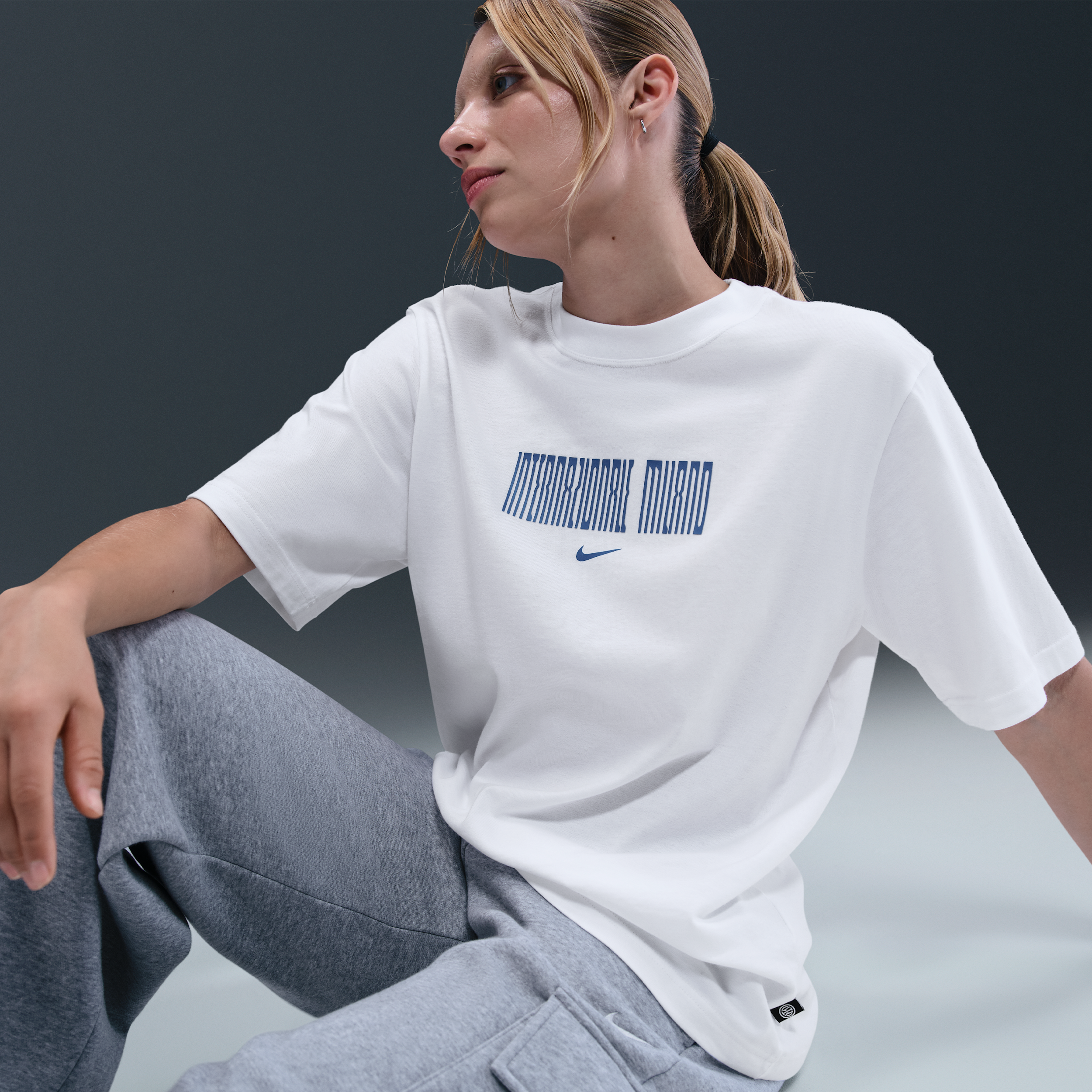 Thumbnail - Inter Mailand Nike Fußball-T-Shirt (Damen) - Weiß