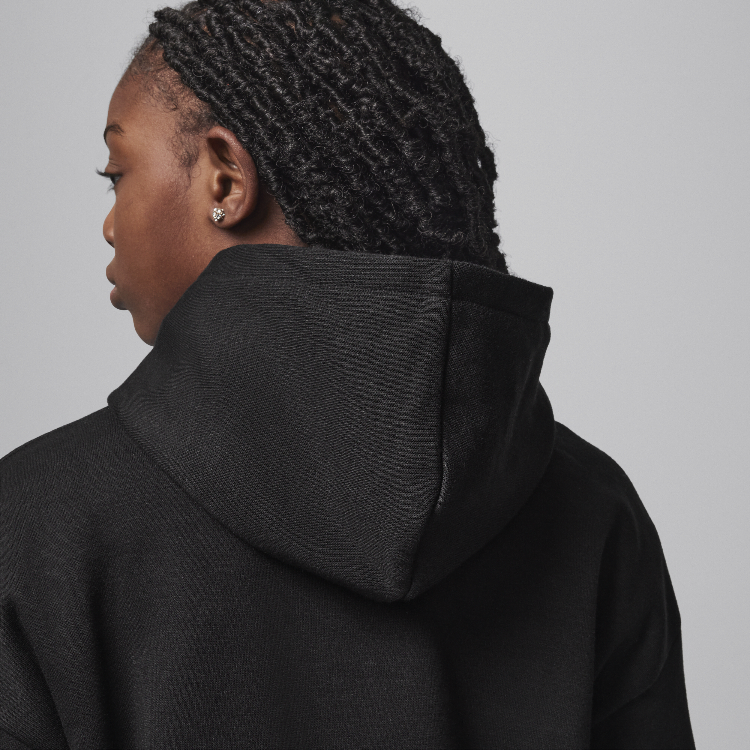Jordan Fundamentals hoodie voor kids Zwart