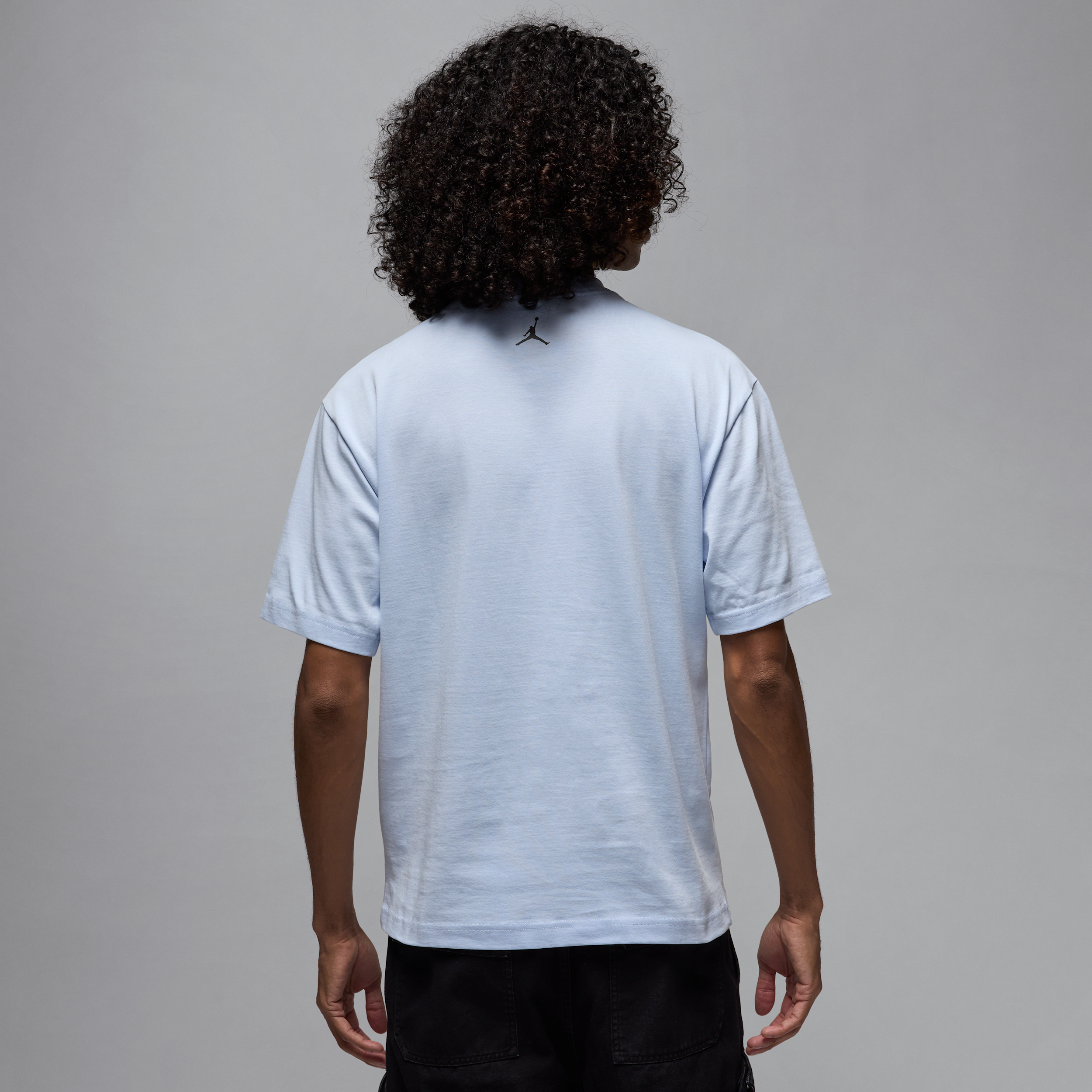 T-shirt à écusson sneaker Jordan pour homme - Bleu